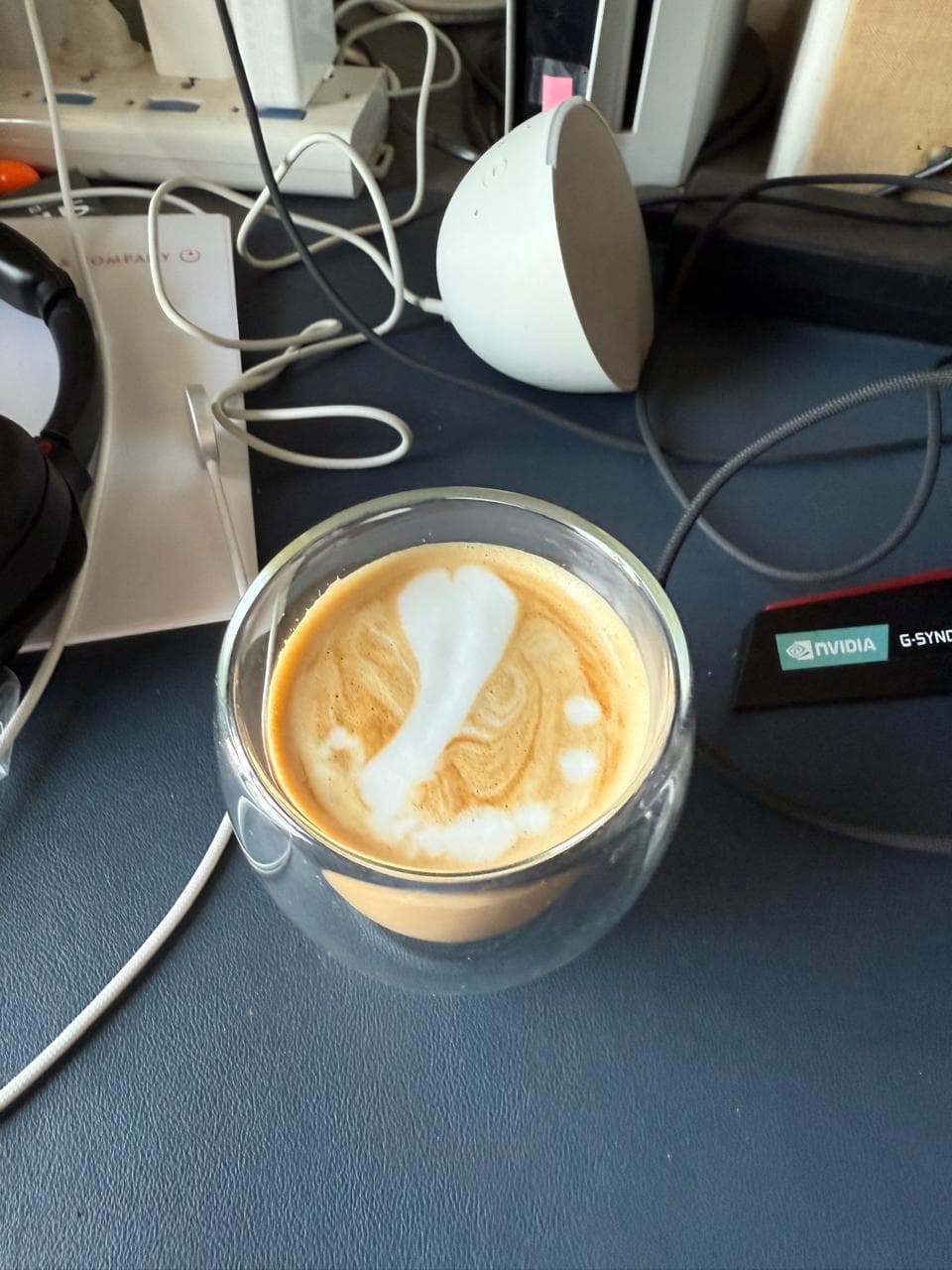 Latte art from February 3, 2025