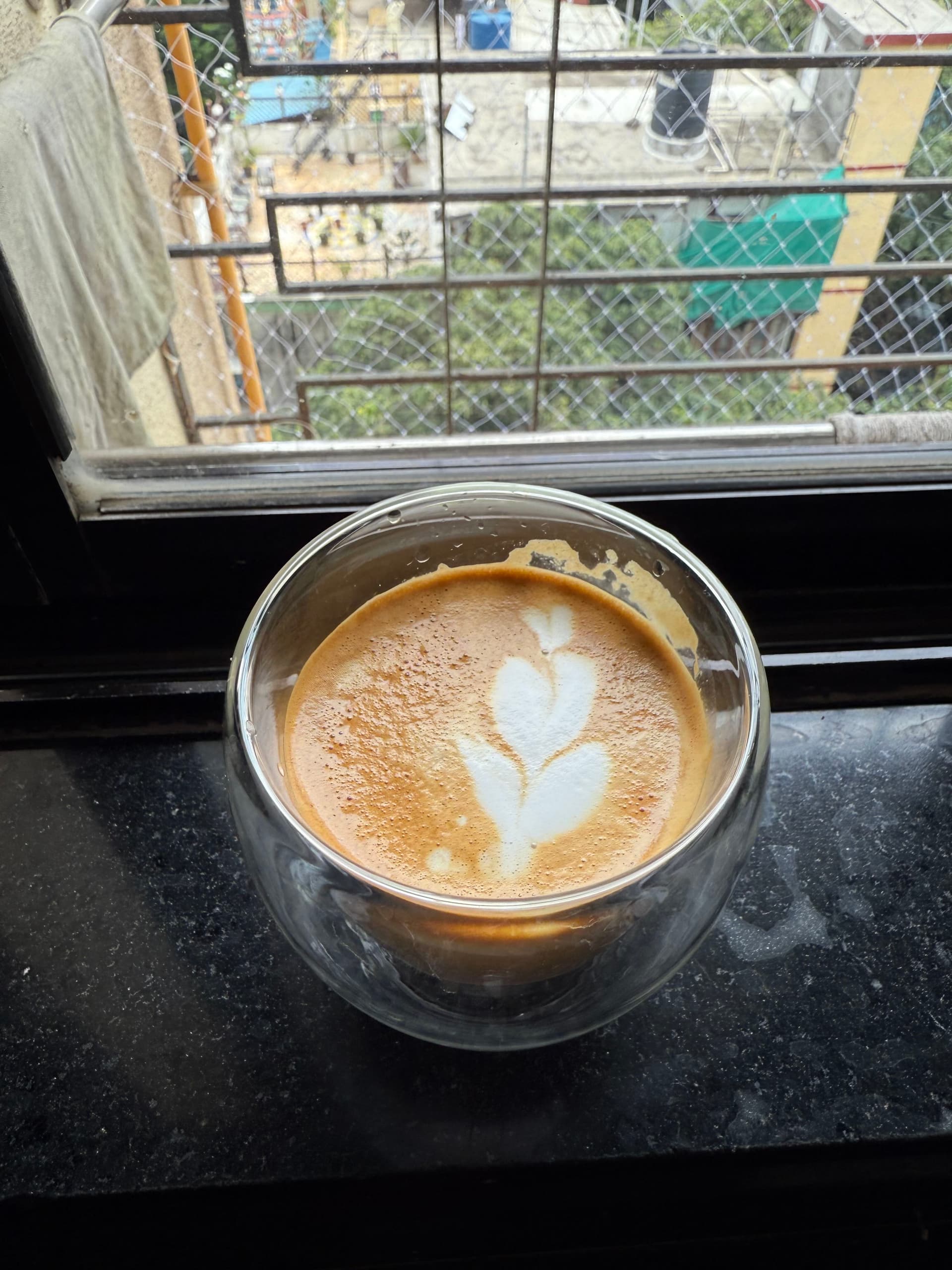 Latte art from June 6, 2025