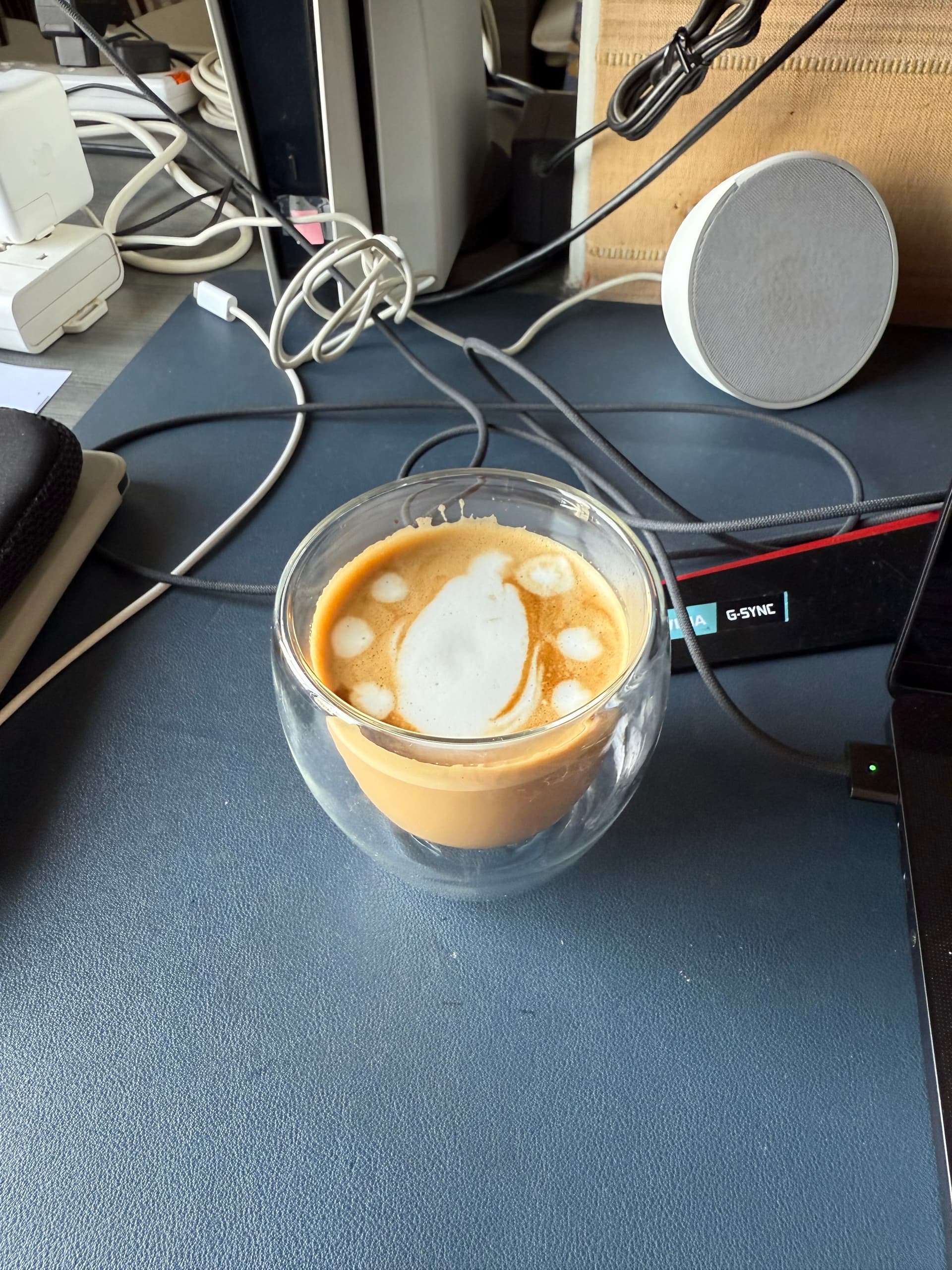 Latte art from June 7, 2025