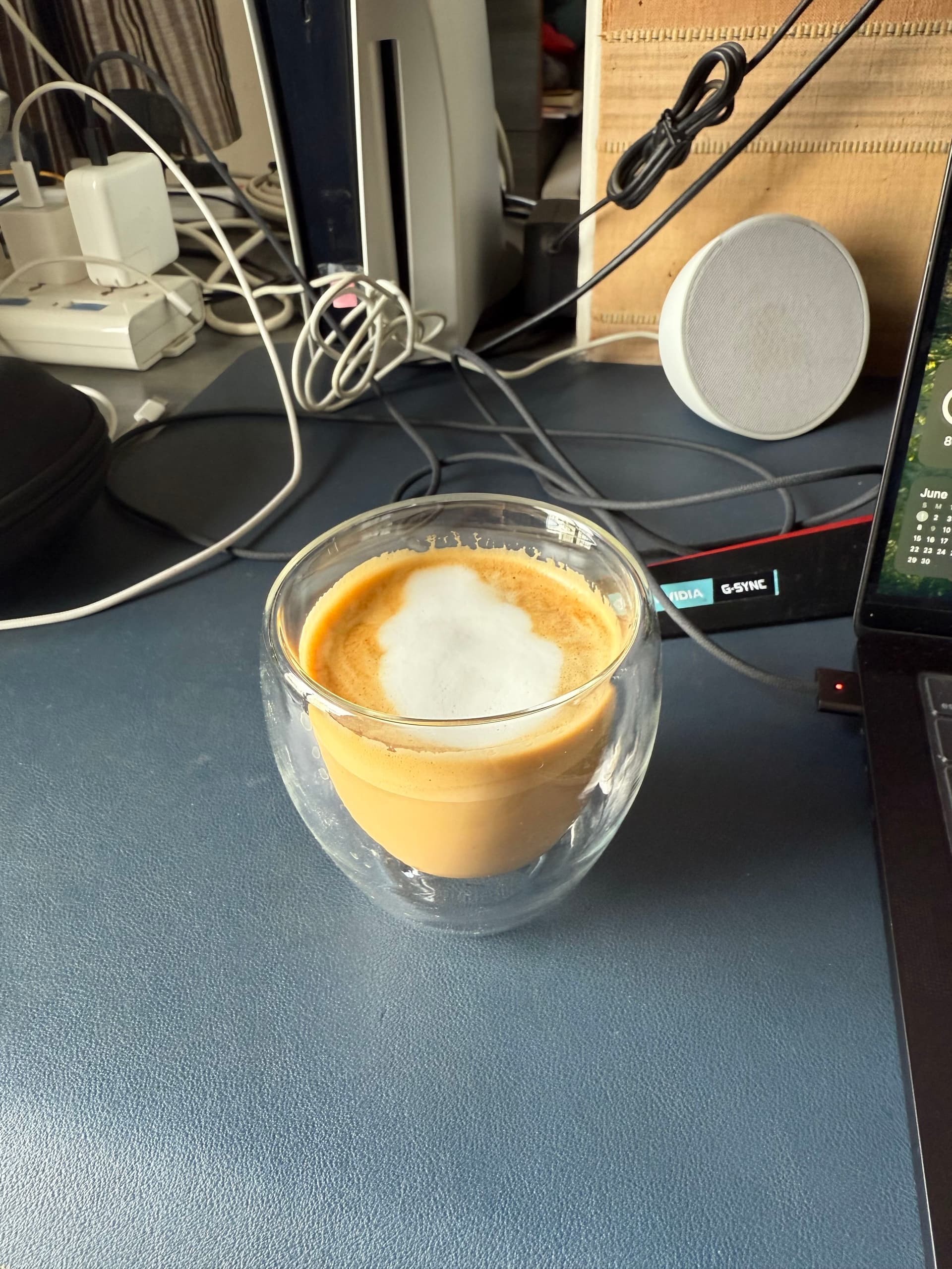 Latte art from June 9, 2025