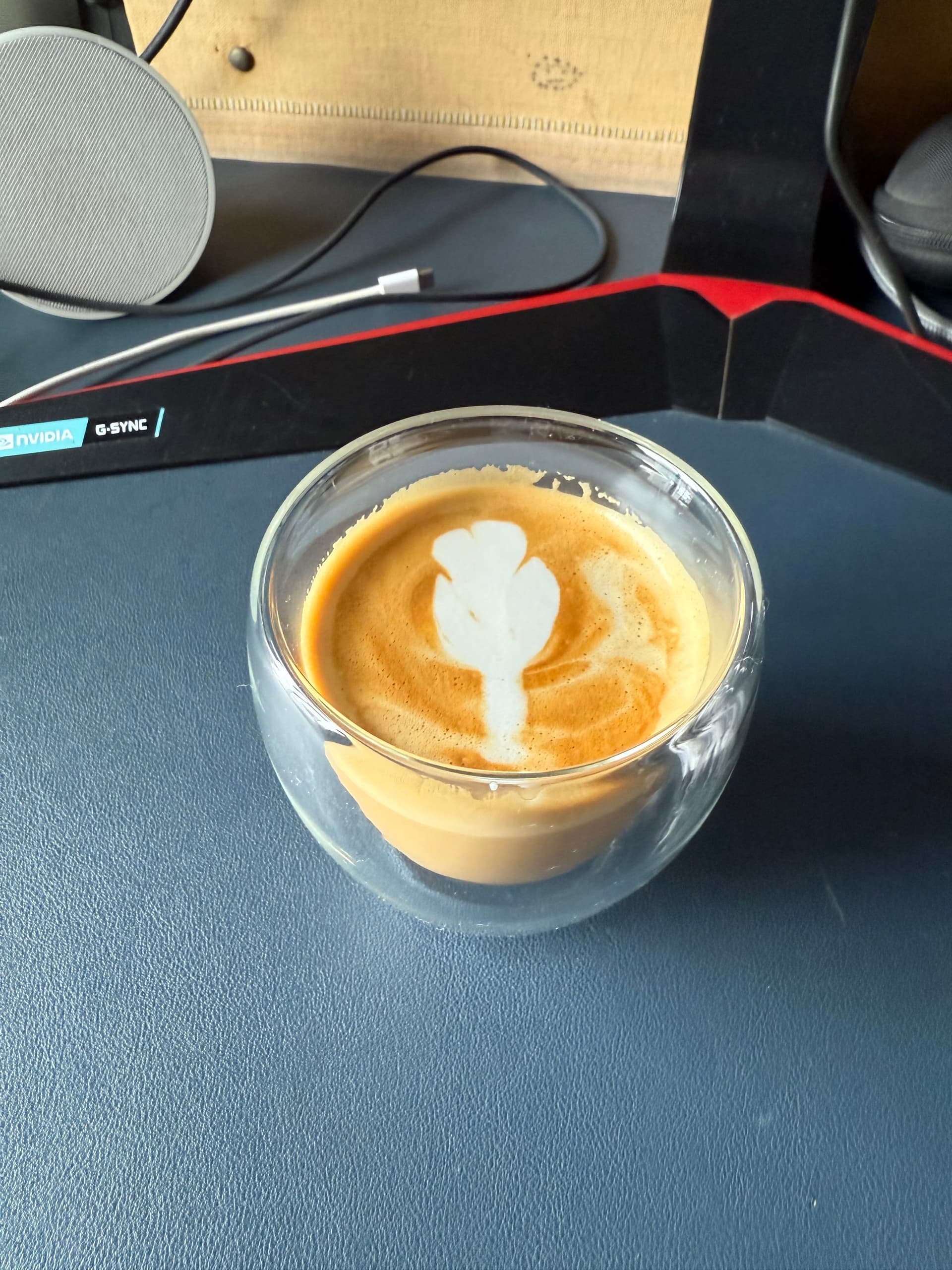 Latte art from June 22, 2025