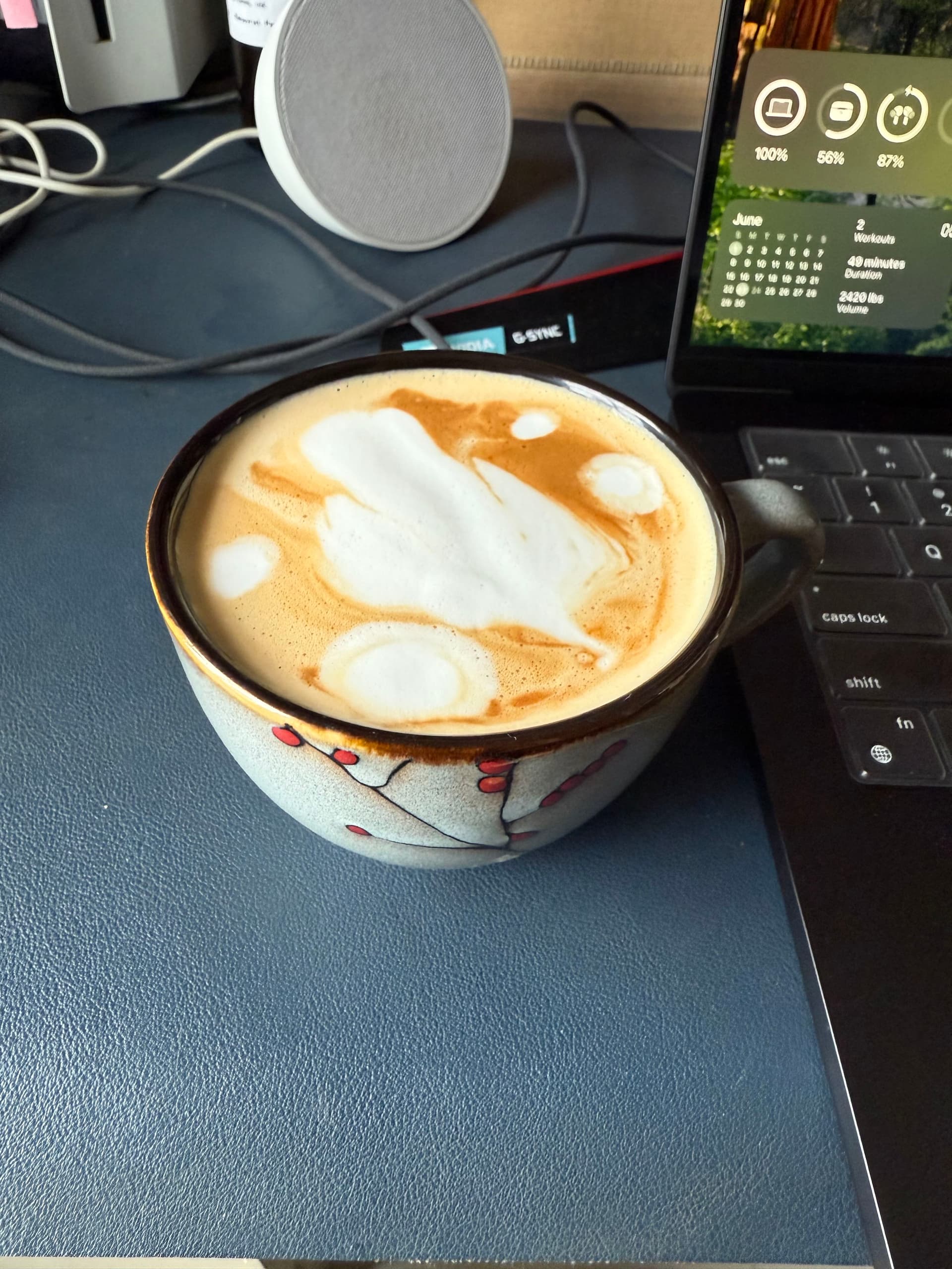 Latte art from June 24, 2025
