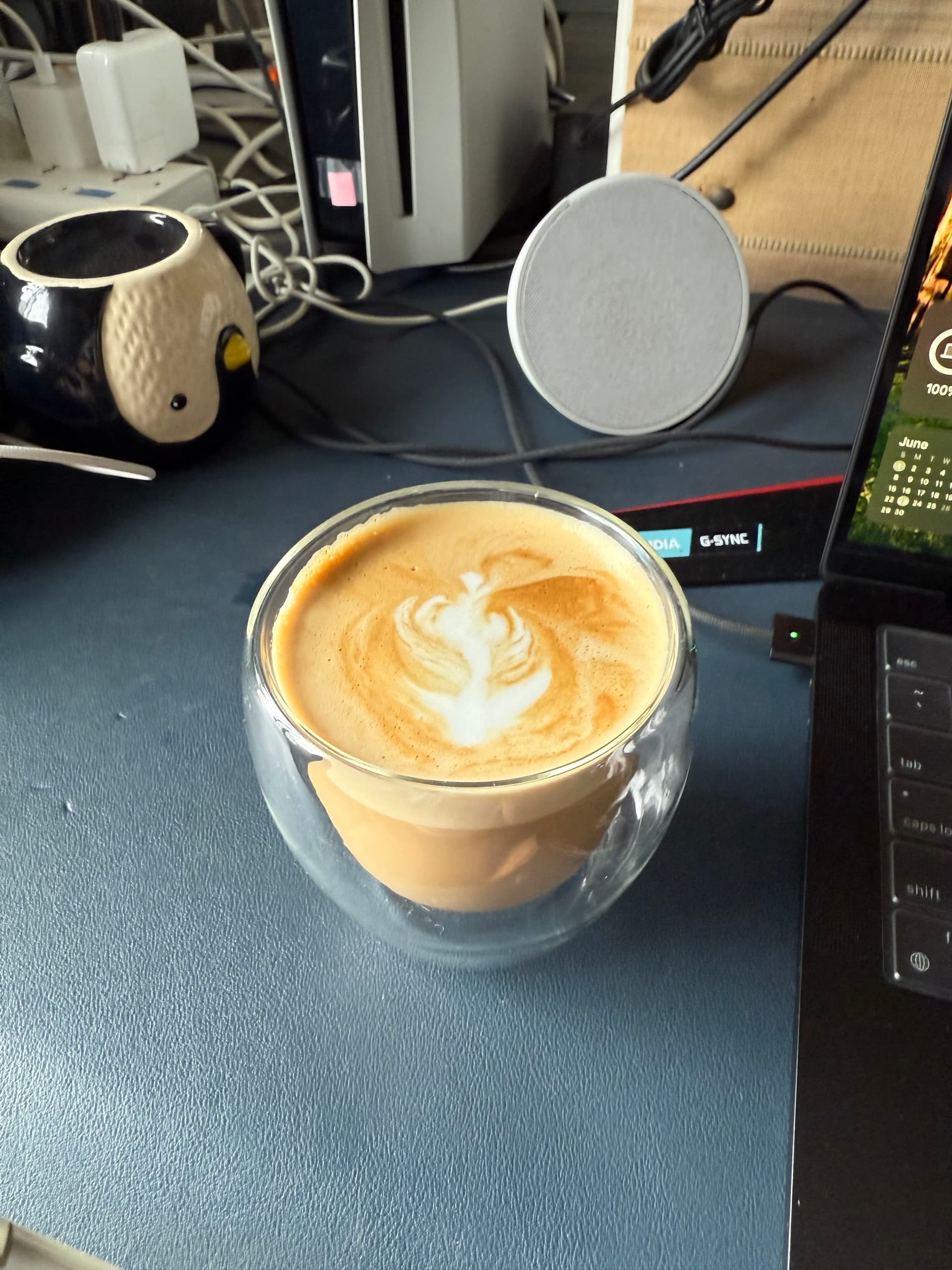 Latte art from June 26, 2025
