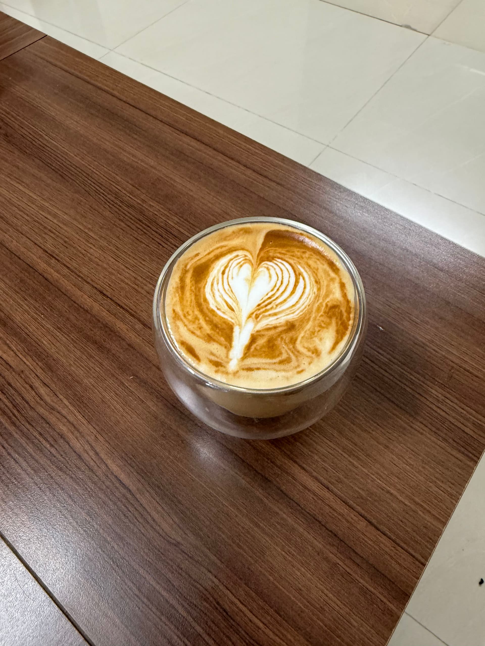 Latte art from August 1, 2025
