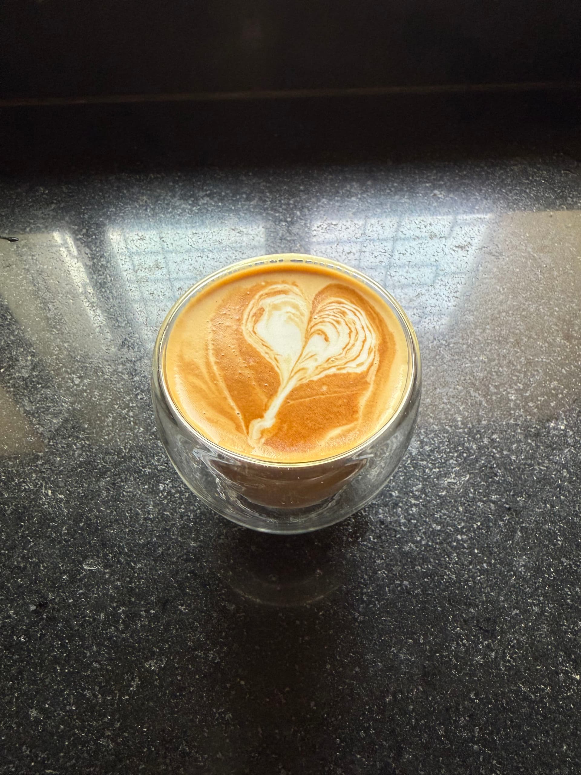 Latte art from August 3, 2025