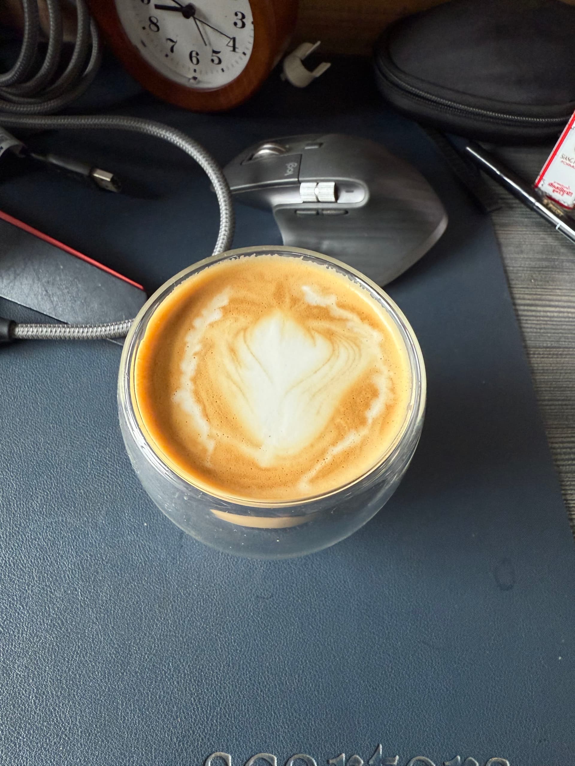 Latte art from August 10, 2025