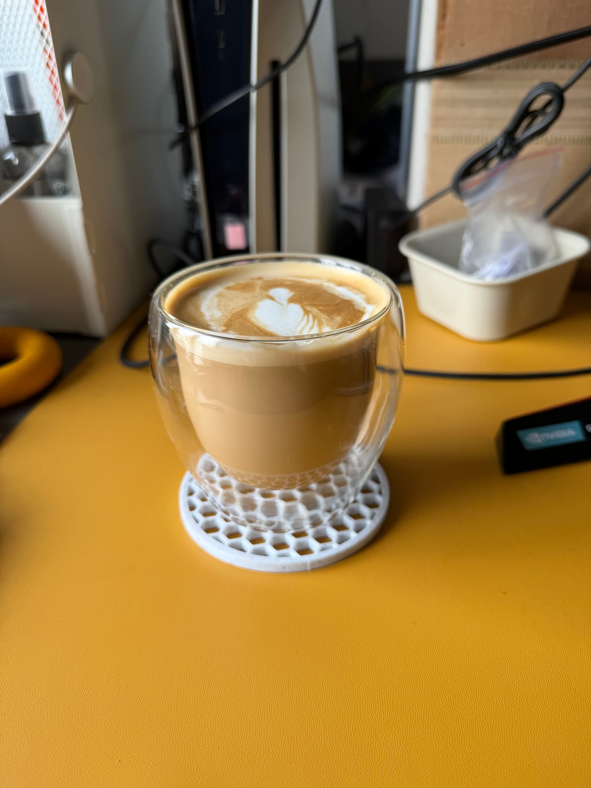 Latte art from September 3, 2025