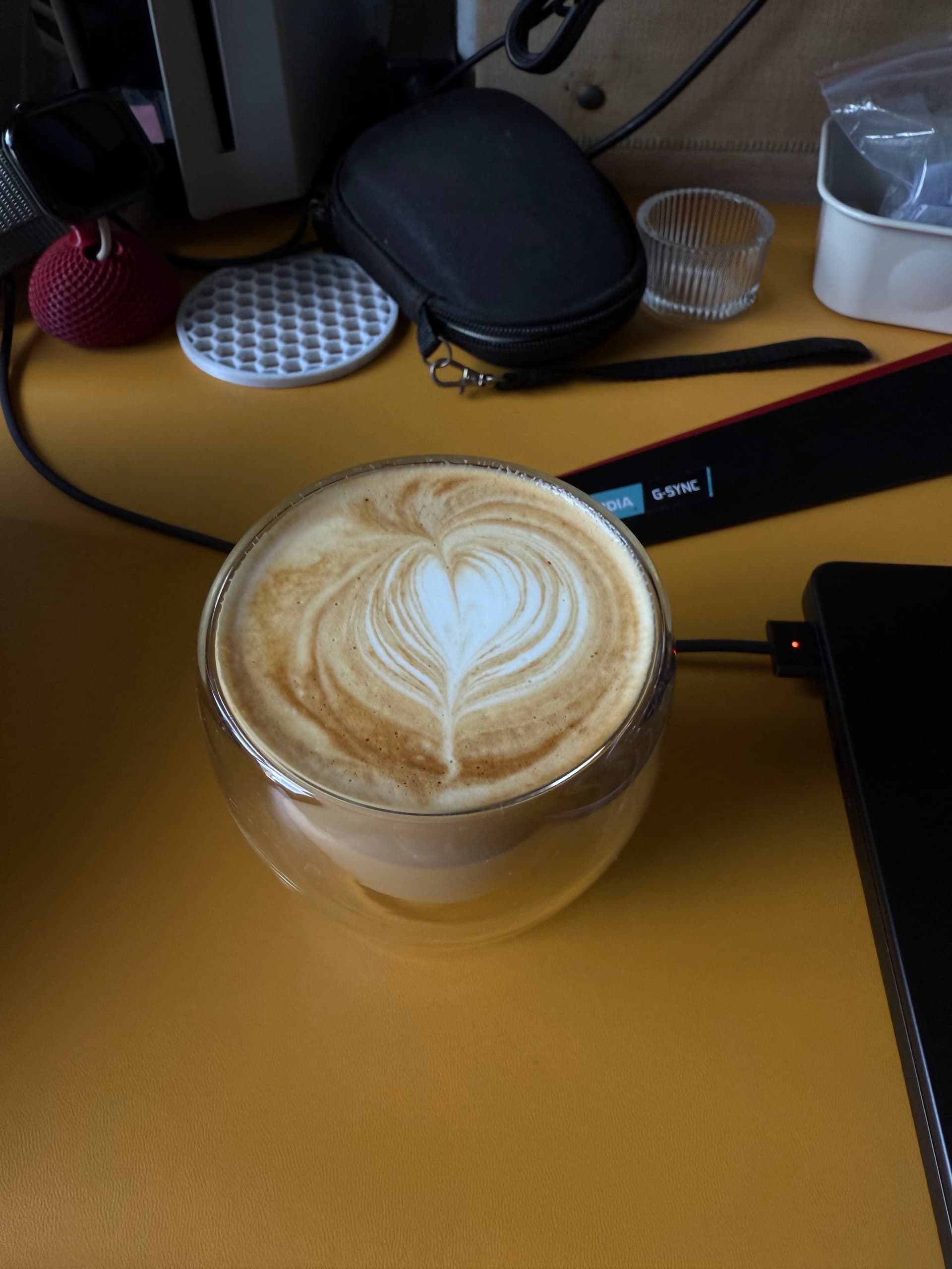 Latte art from September 10, 2025