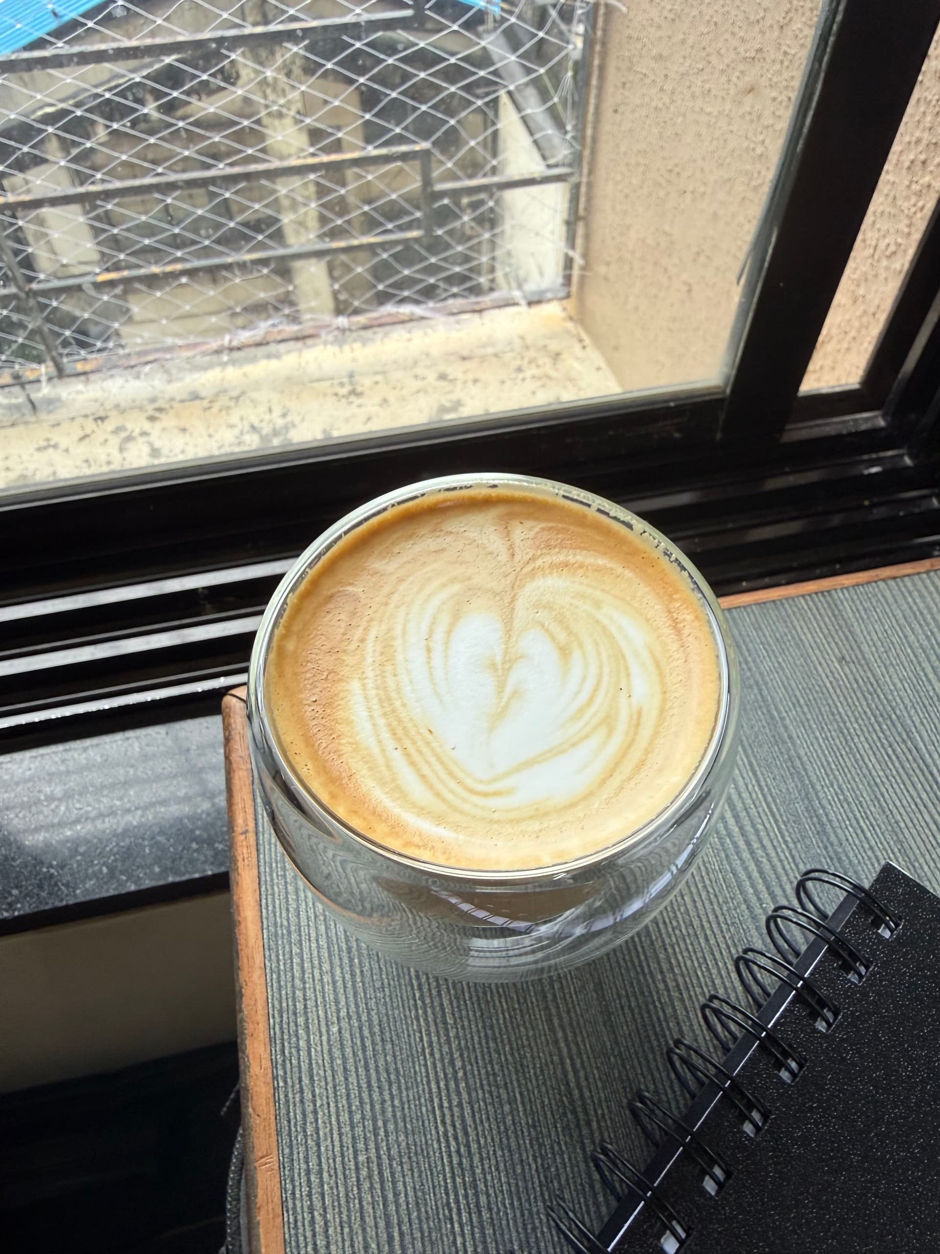 Latte art from September 27, 2025