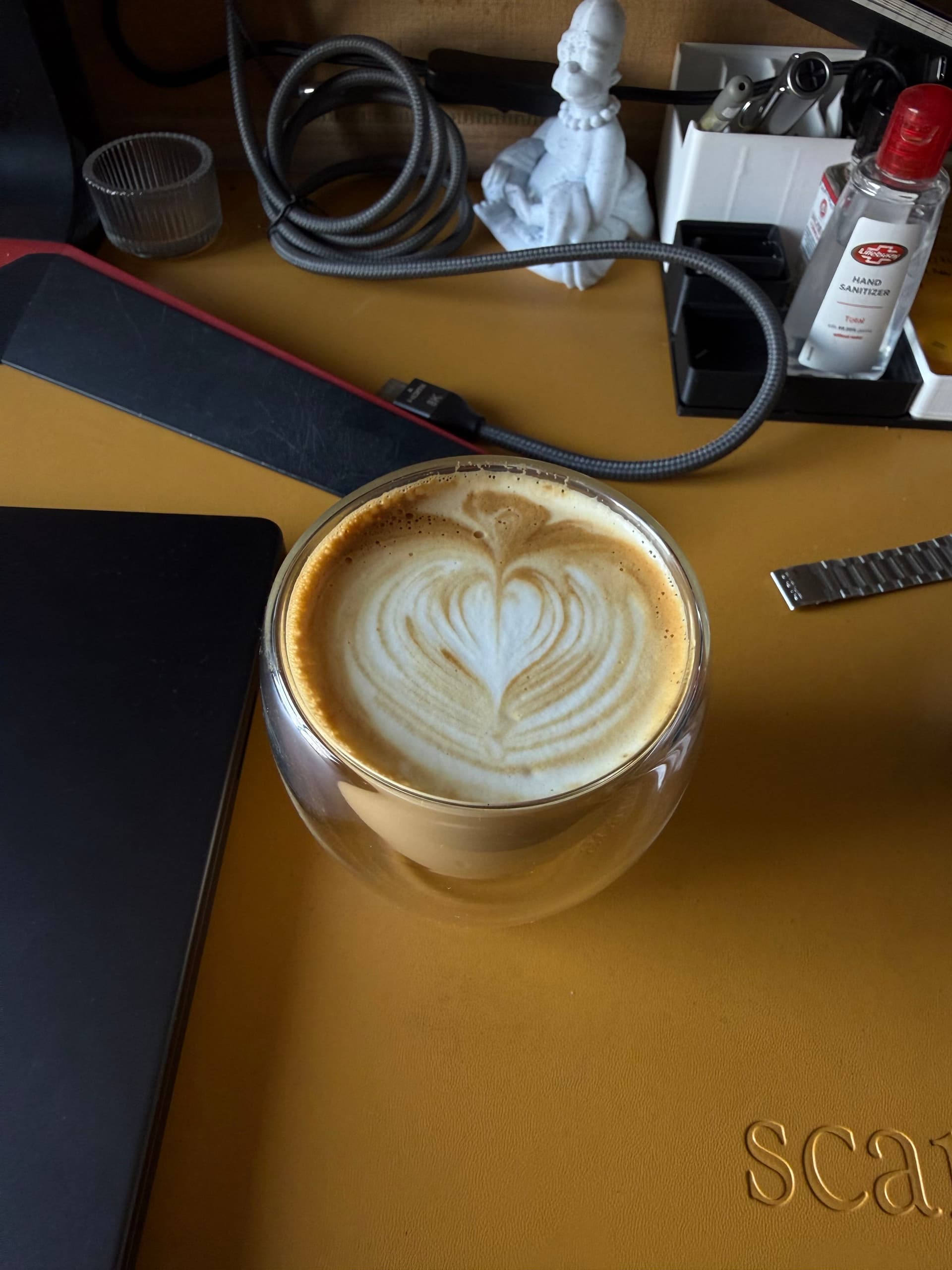 Latte art from October 12, 2025