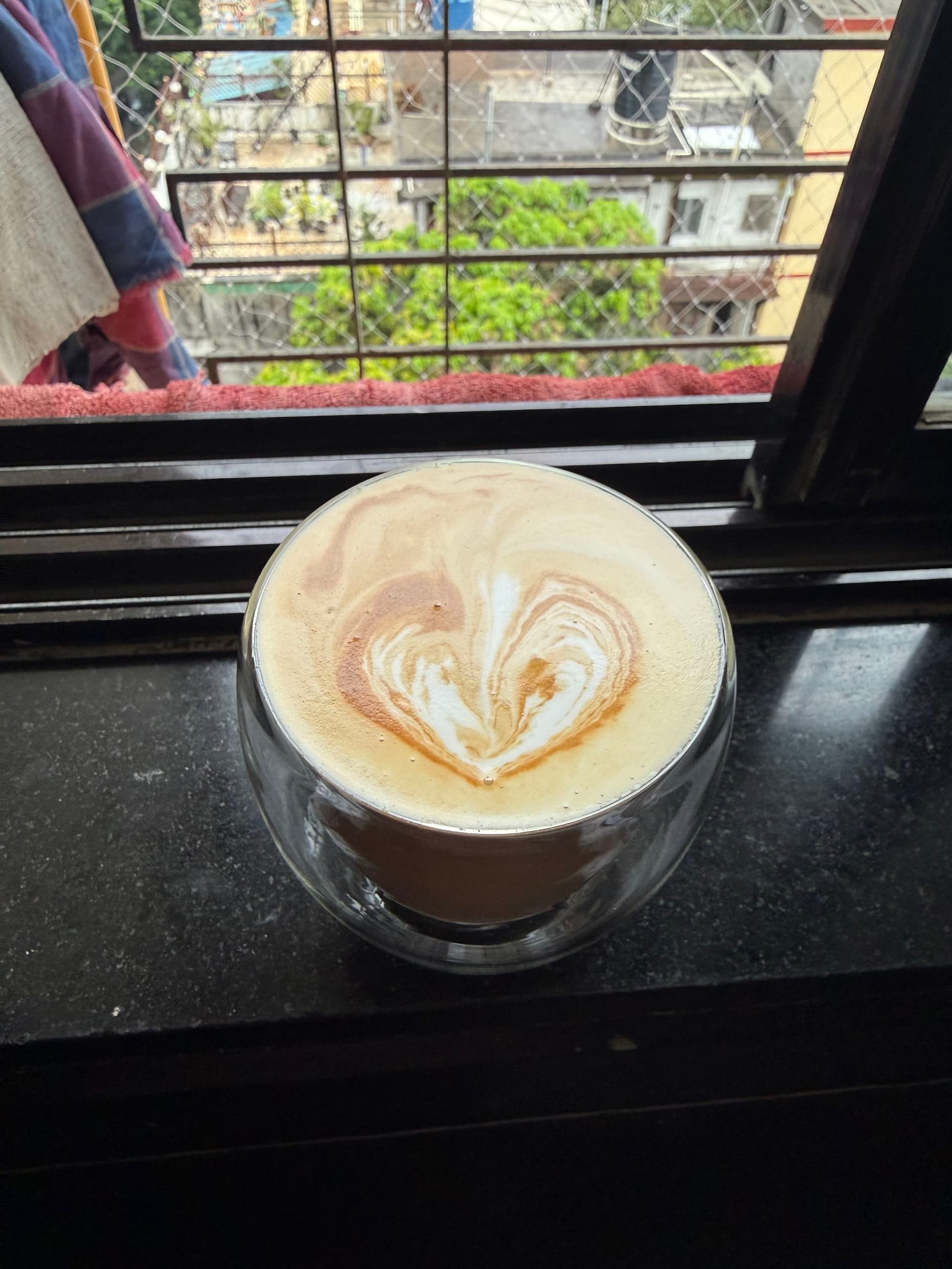 Latte art from October 31, 2025