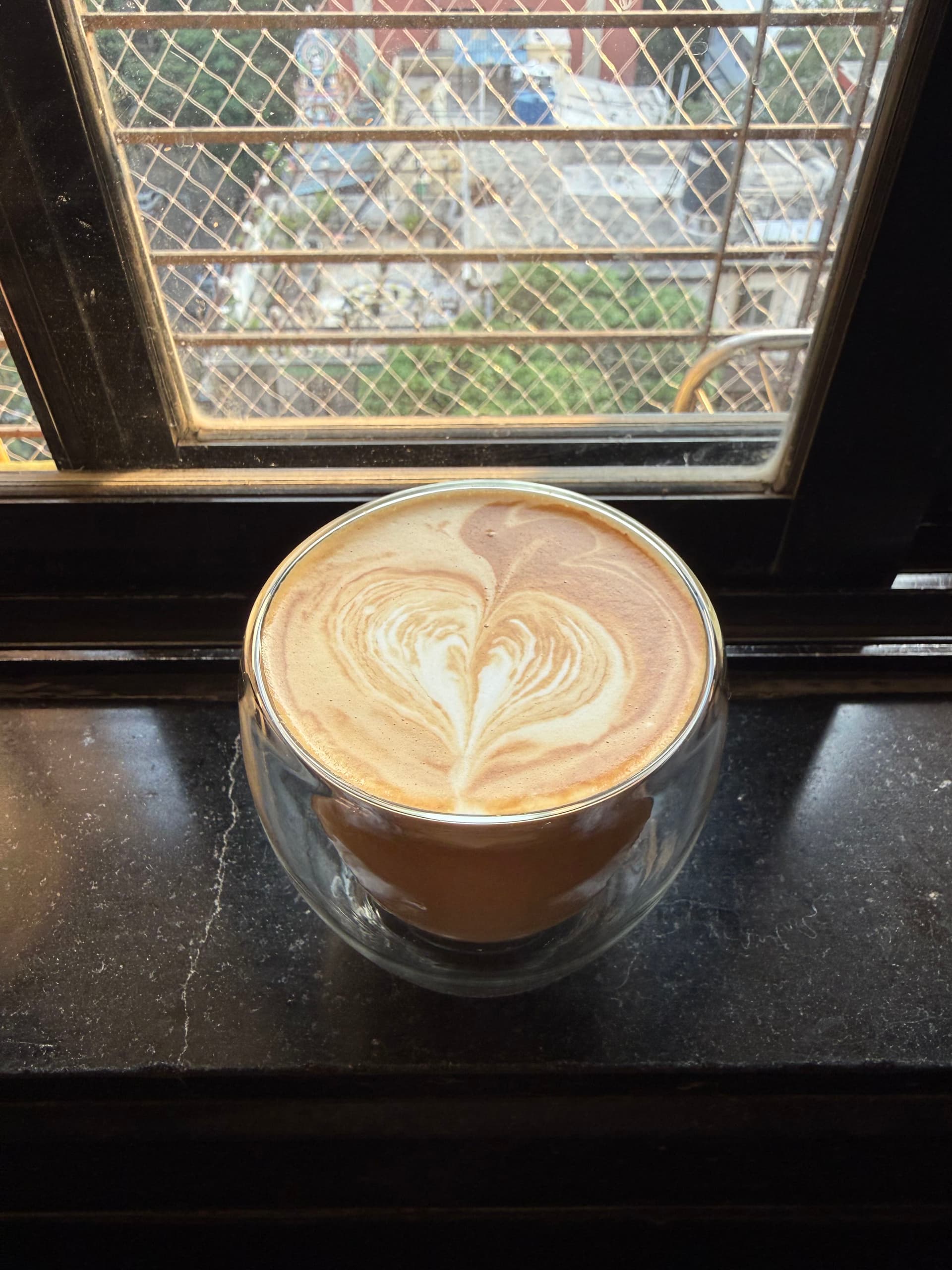 Latte art from November 15, 2025