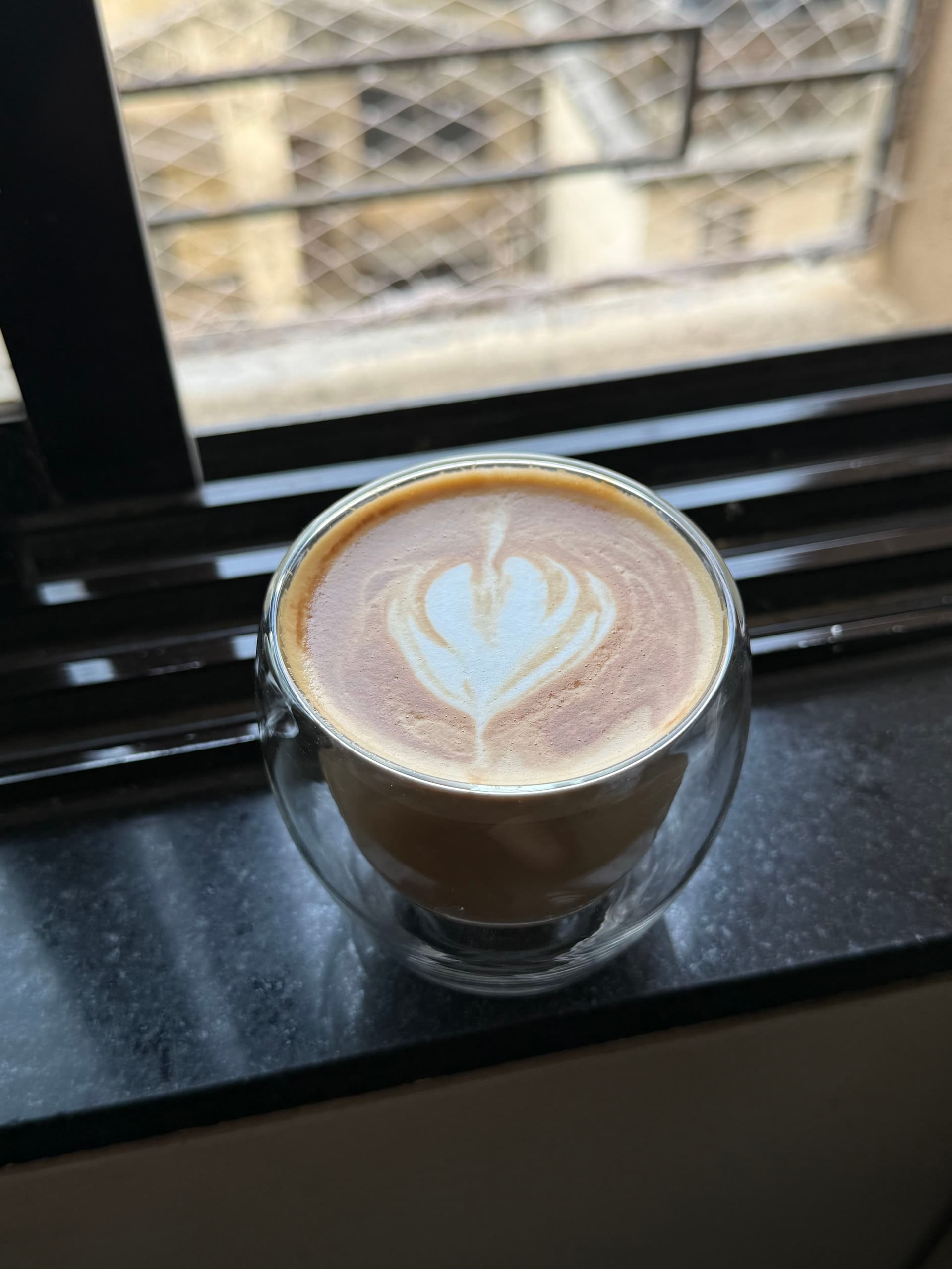 Latte art from December 6, 2025