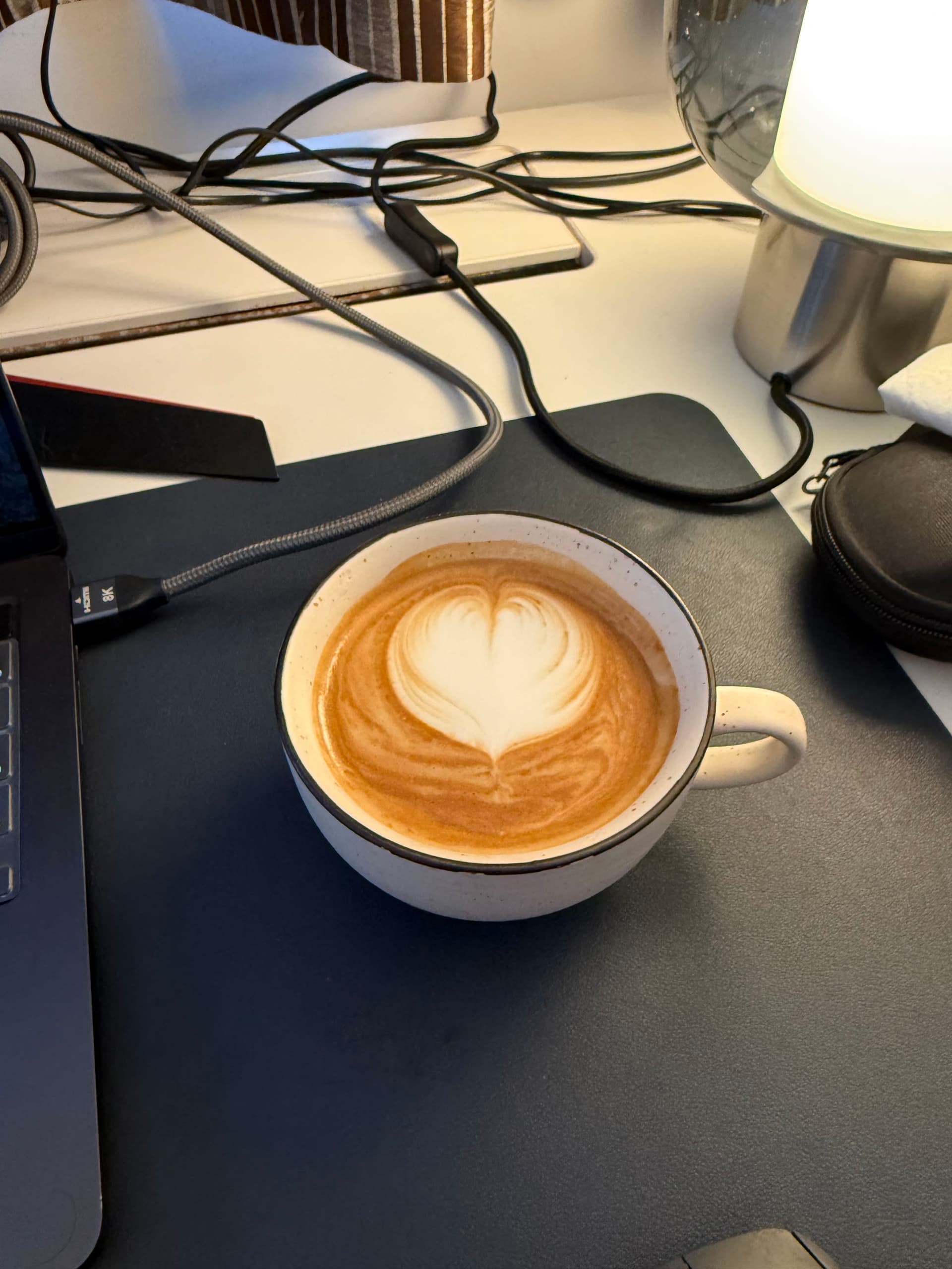 Latte art from April 5, 2026