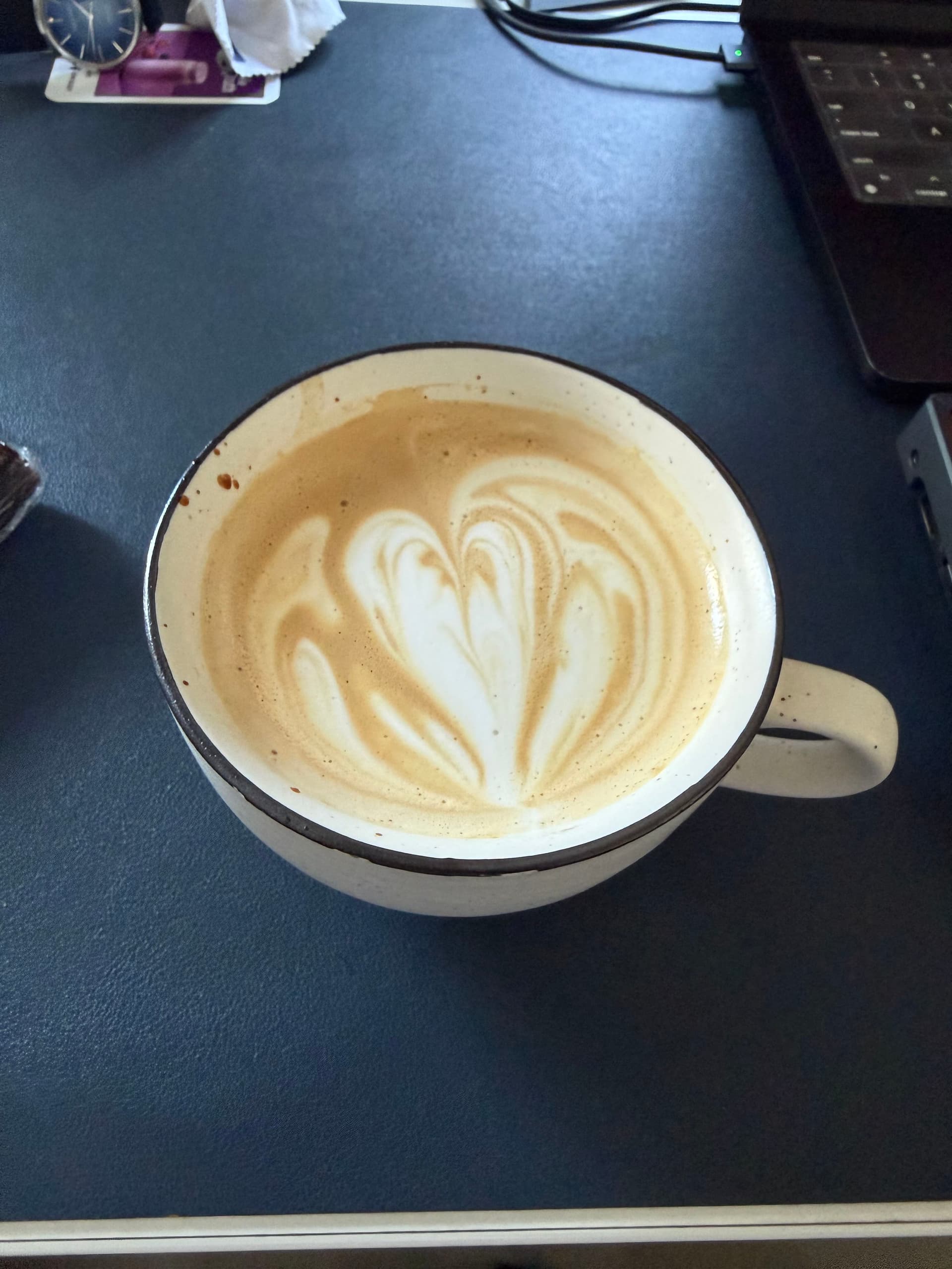 Latte art from May 27, 2026