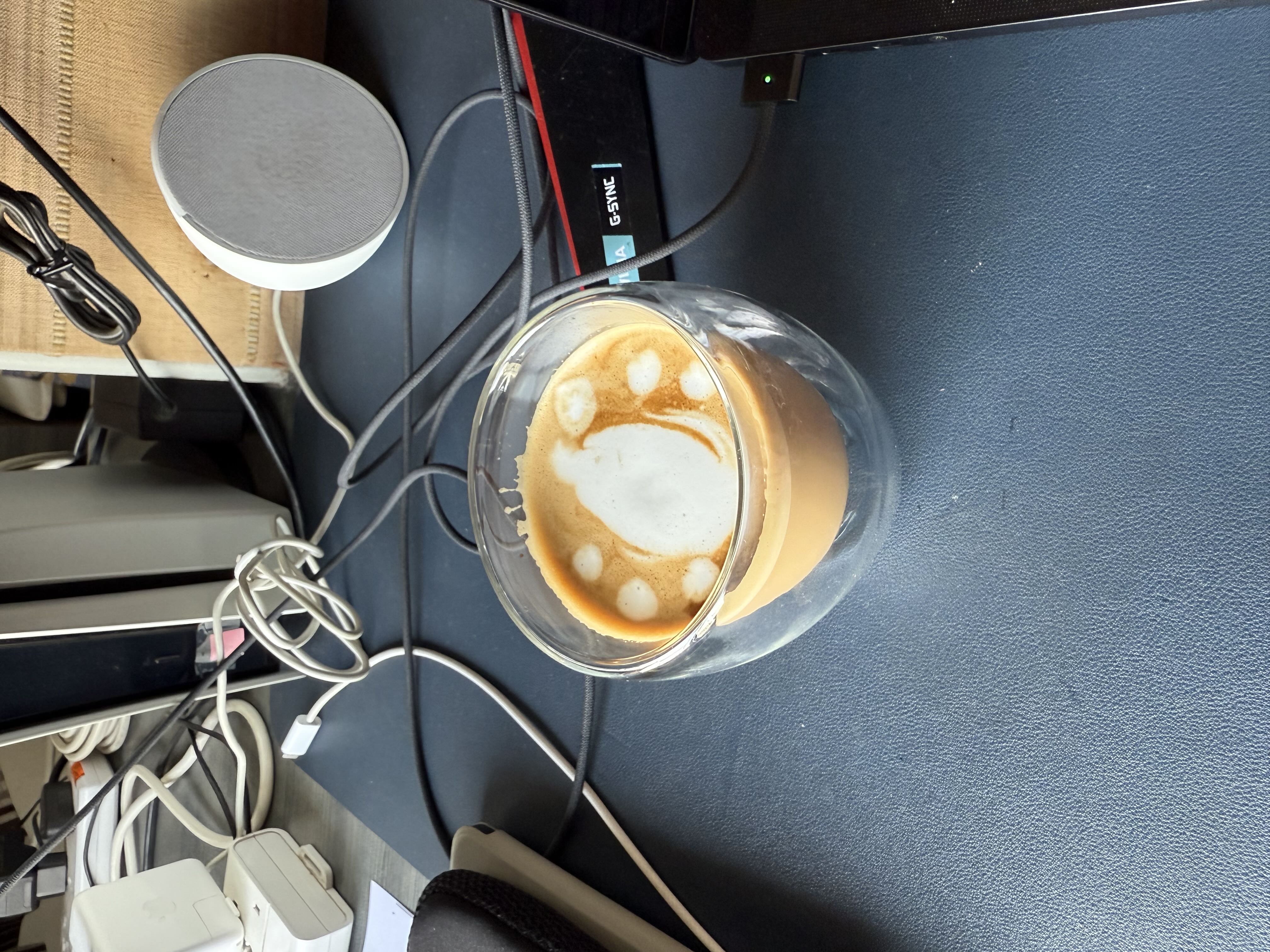 Latte art from June 7, 2025