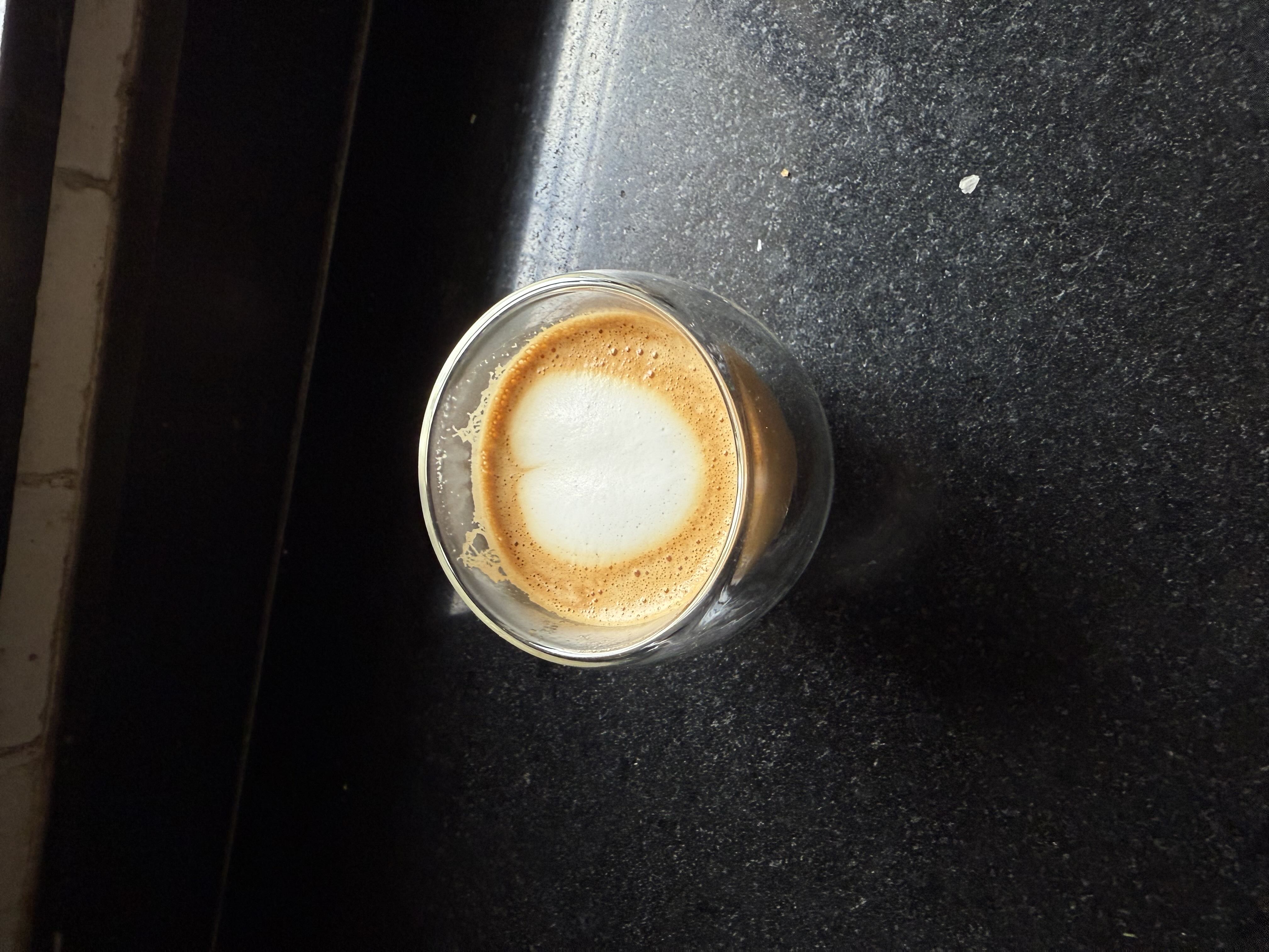 Latte art from June 11, 2025