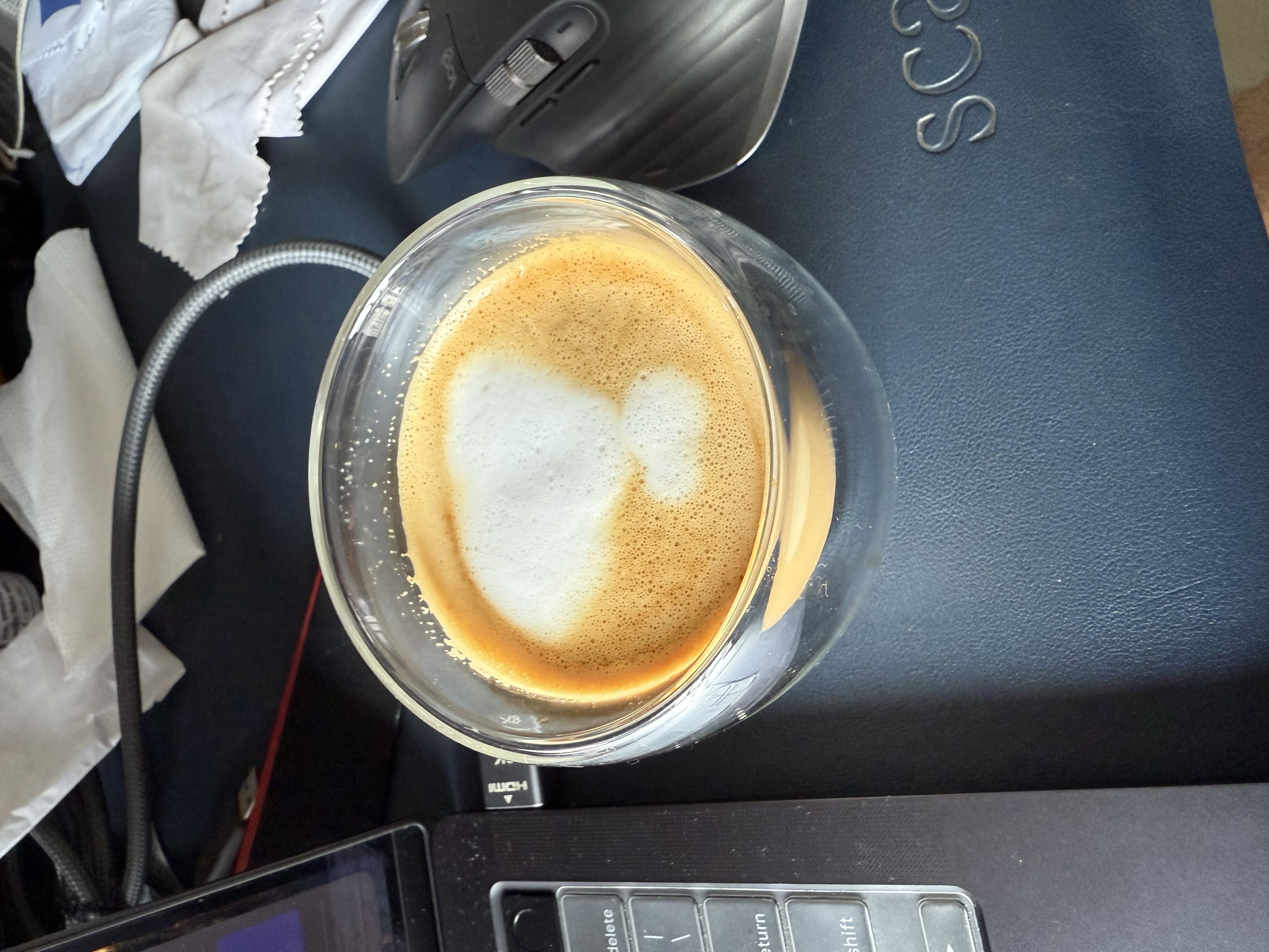 Latte art from June 12, 2025