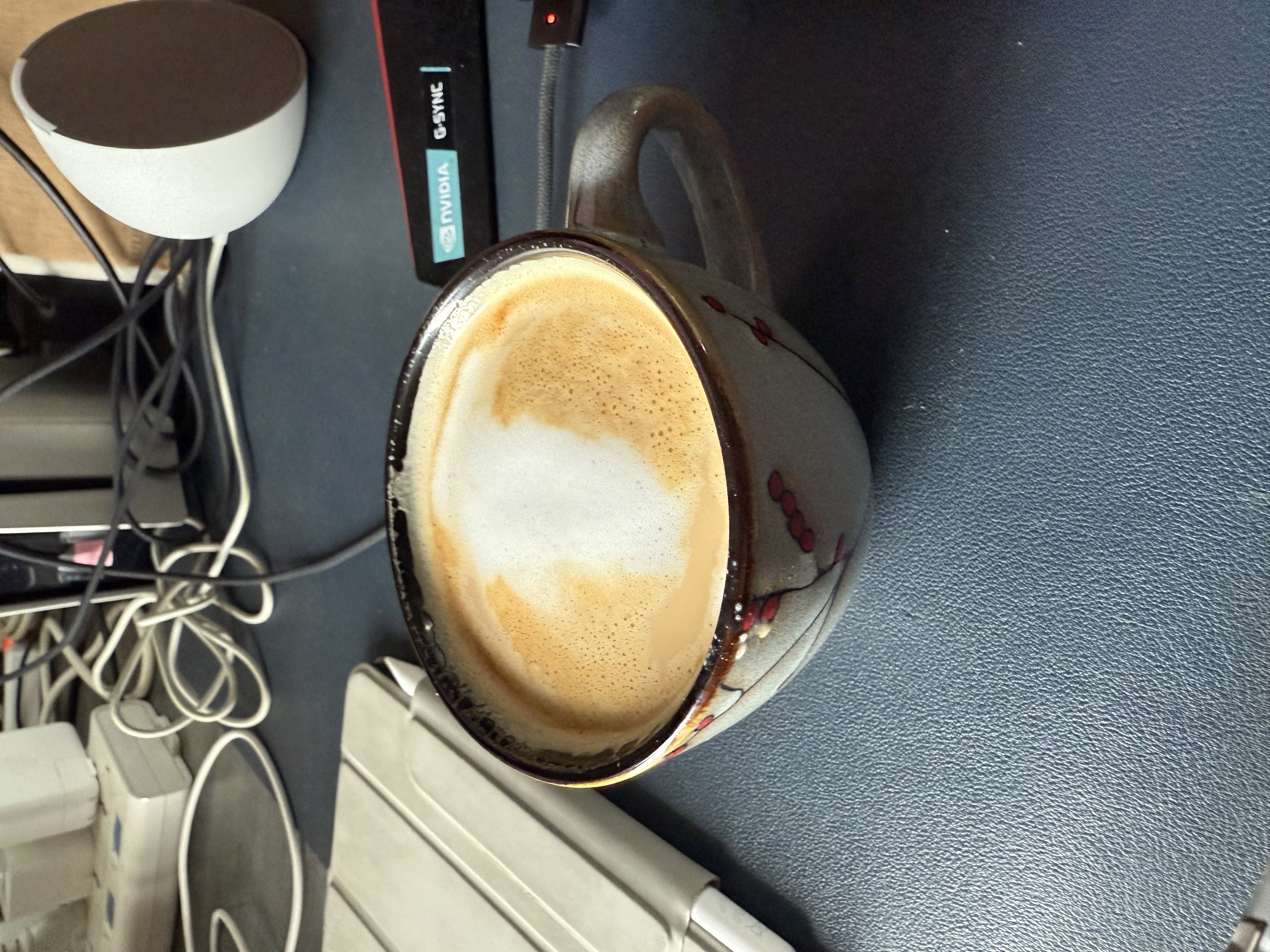 Latte art from June 17, 2025