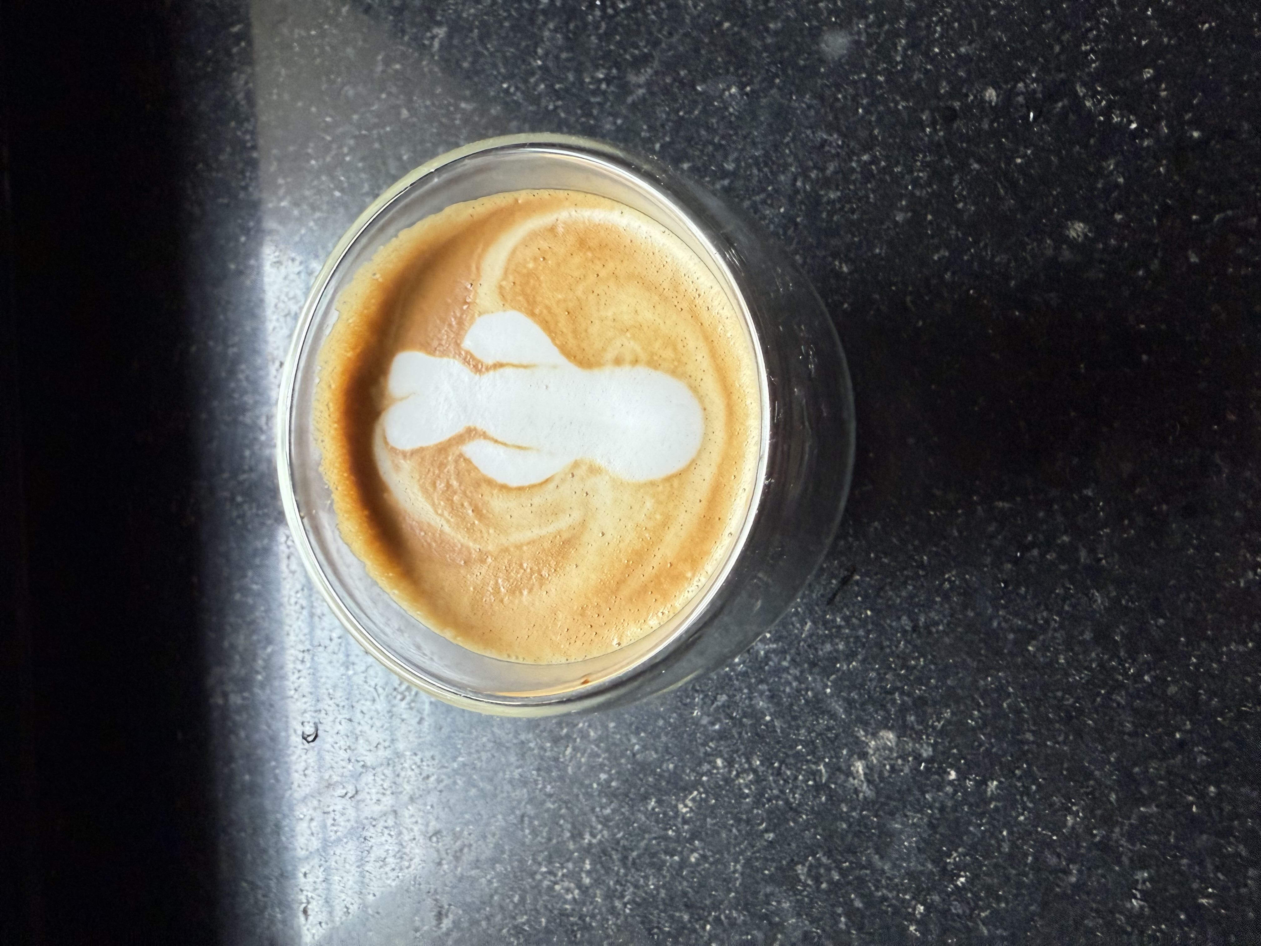 Latte art from June 18, 2025