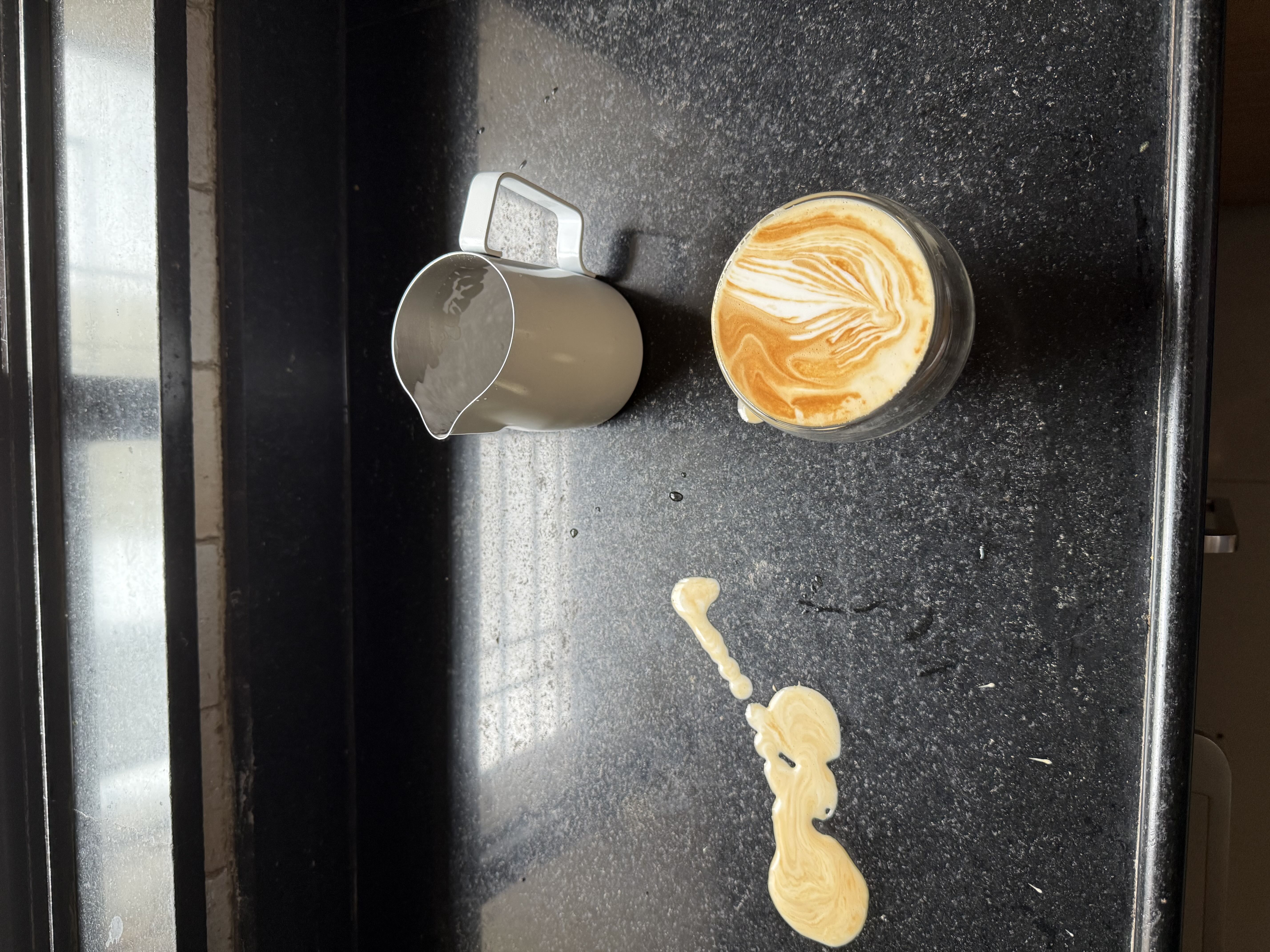 Latte art from June 26, 2025
