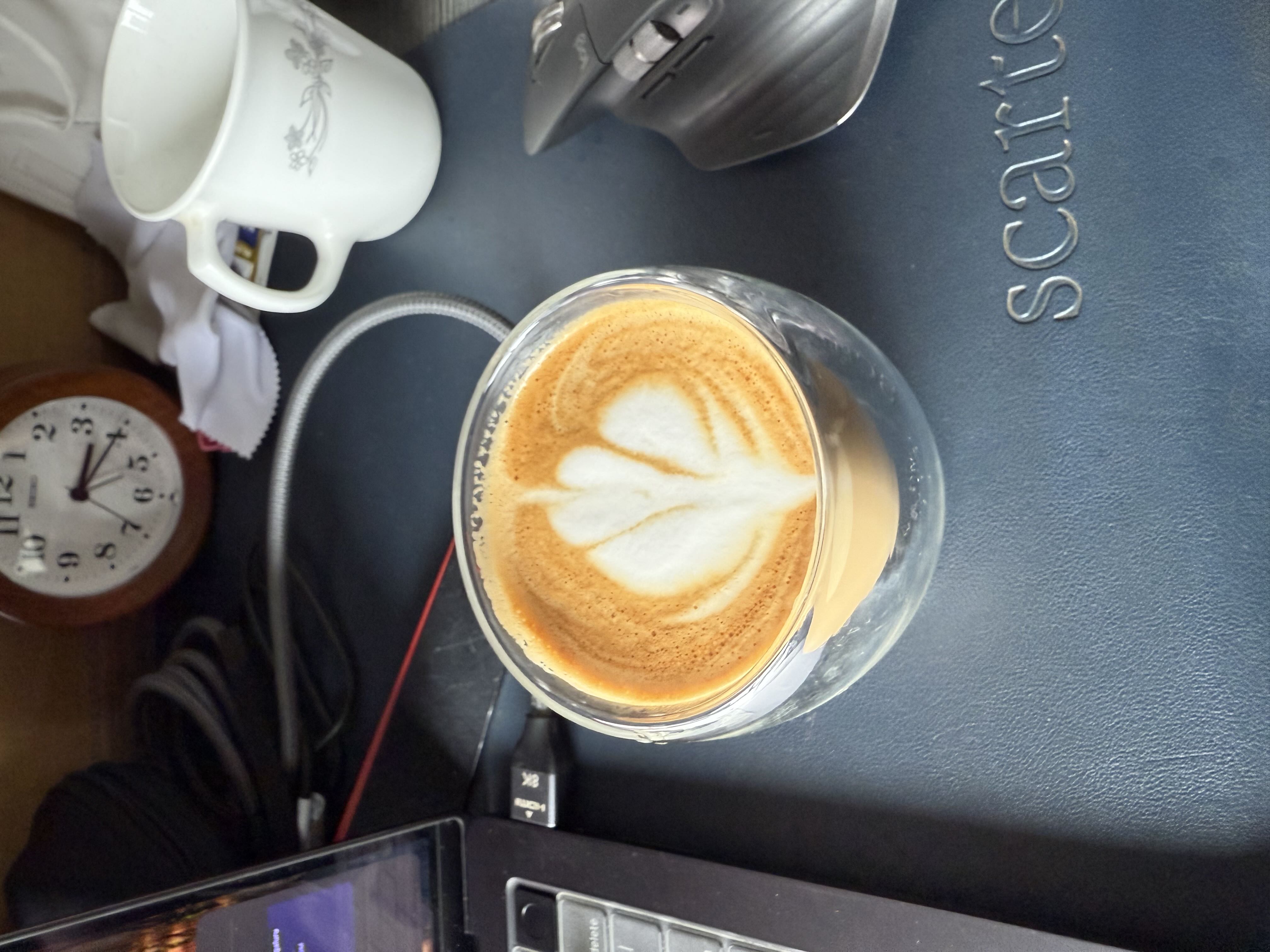 Latte art from June 27, 2025