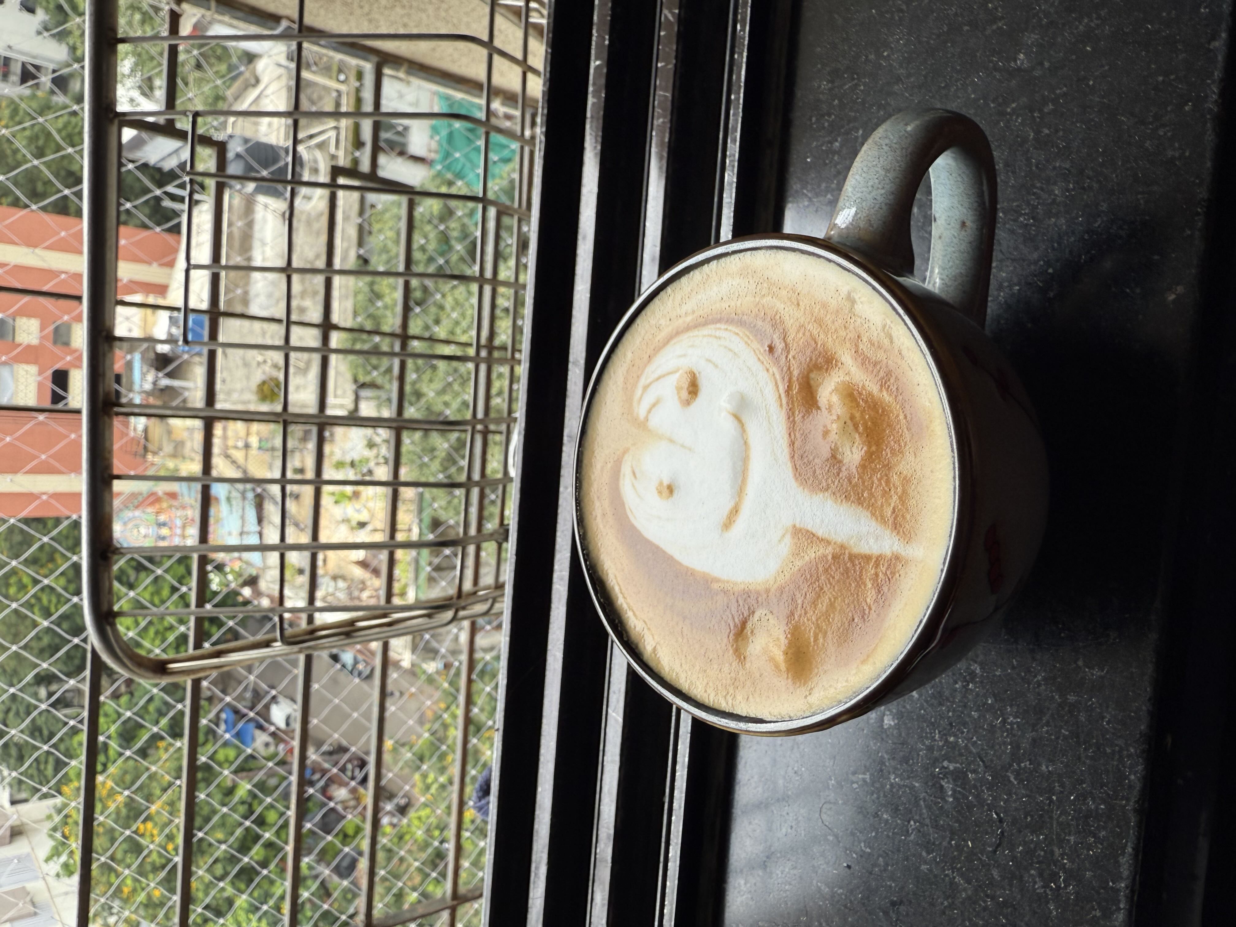 Latte art from August 14, 2025