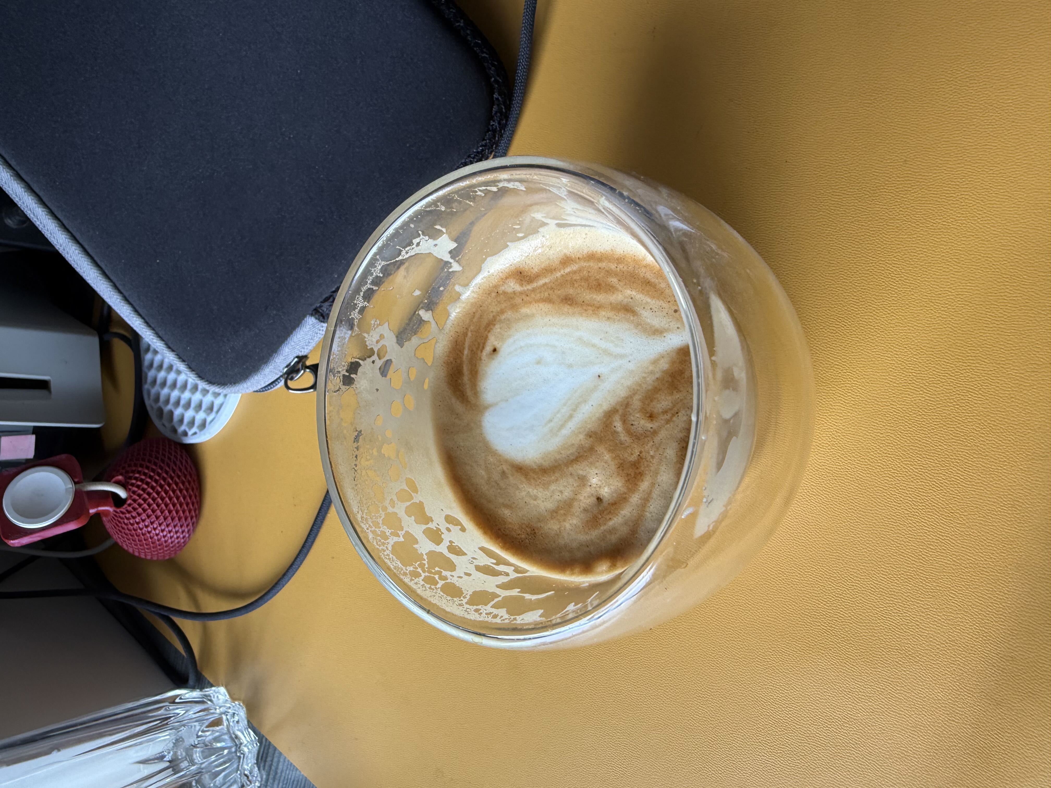 Latte art from September 8, 2025