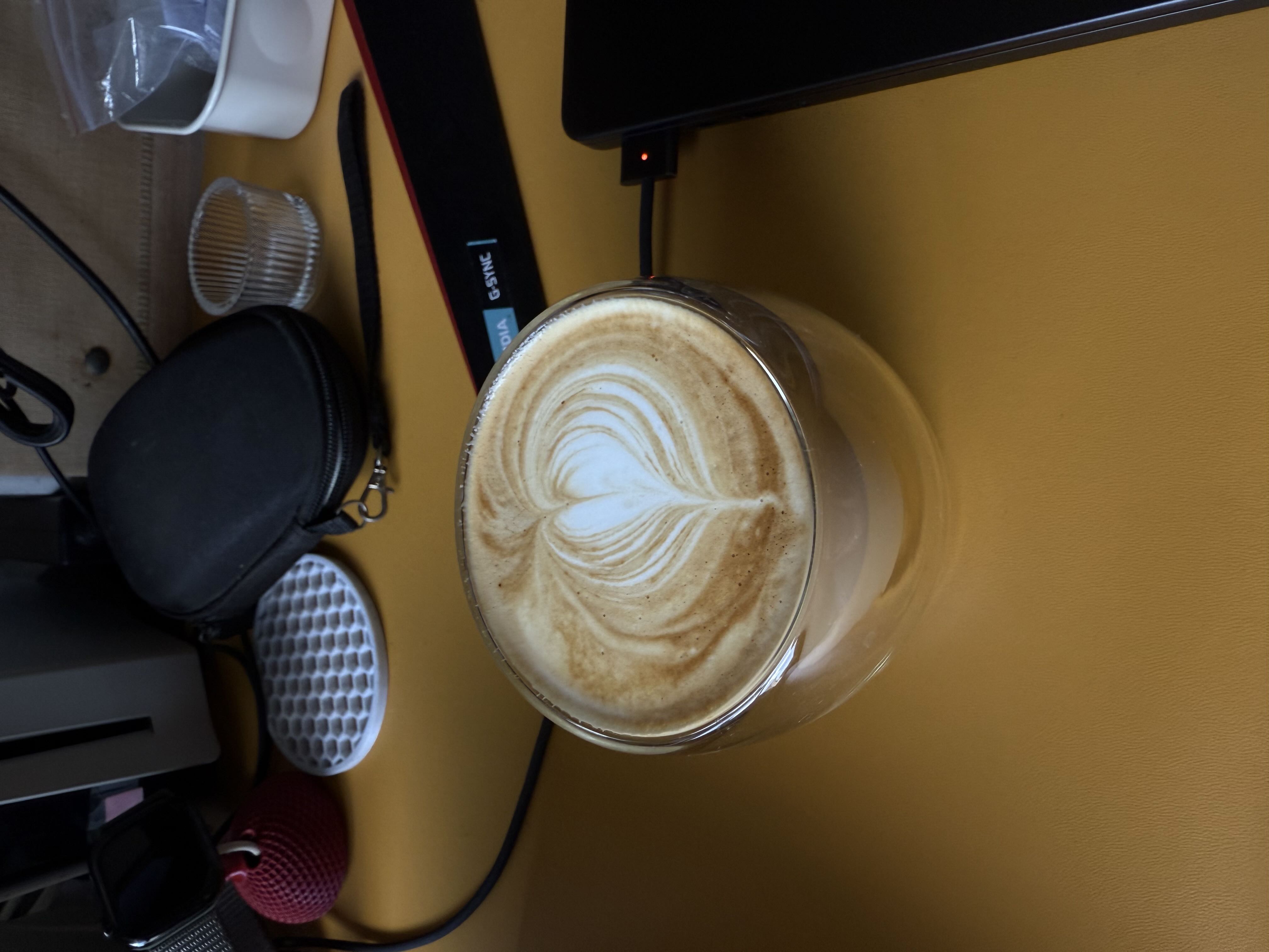 Latte art from September 10, 2025