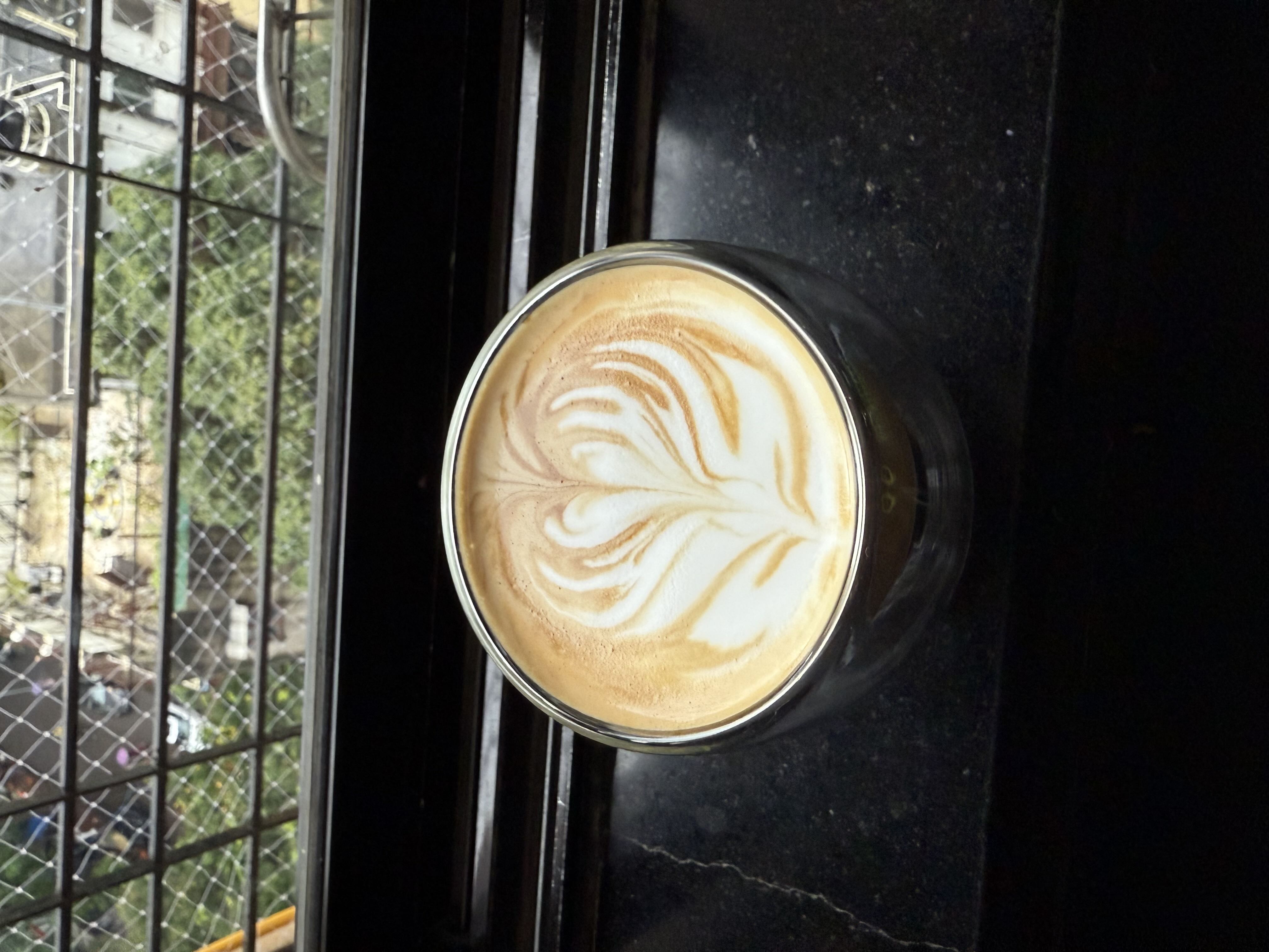 Latte art from September 15, 2025