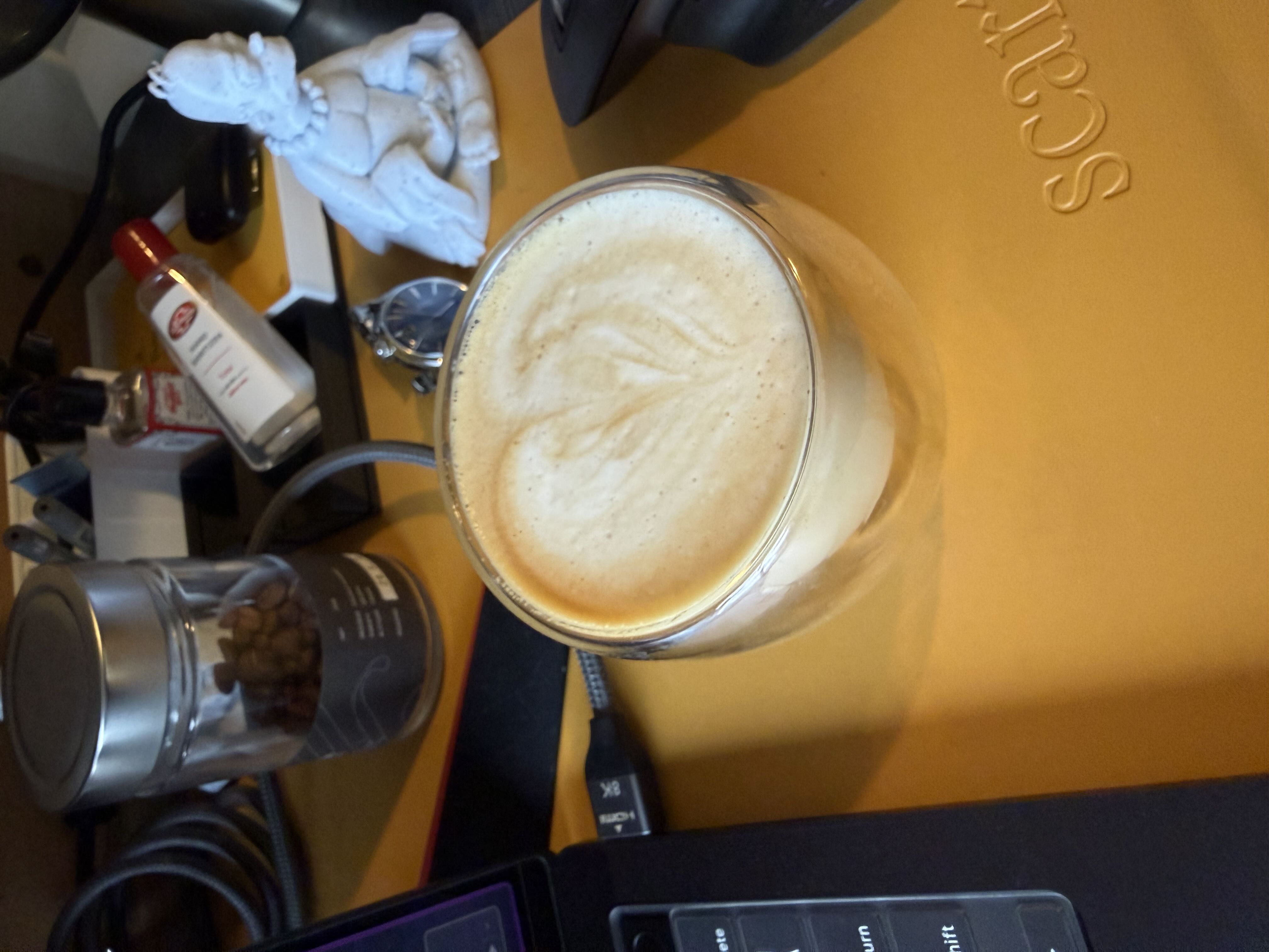 Latte art from September 29, 2025