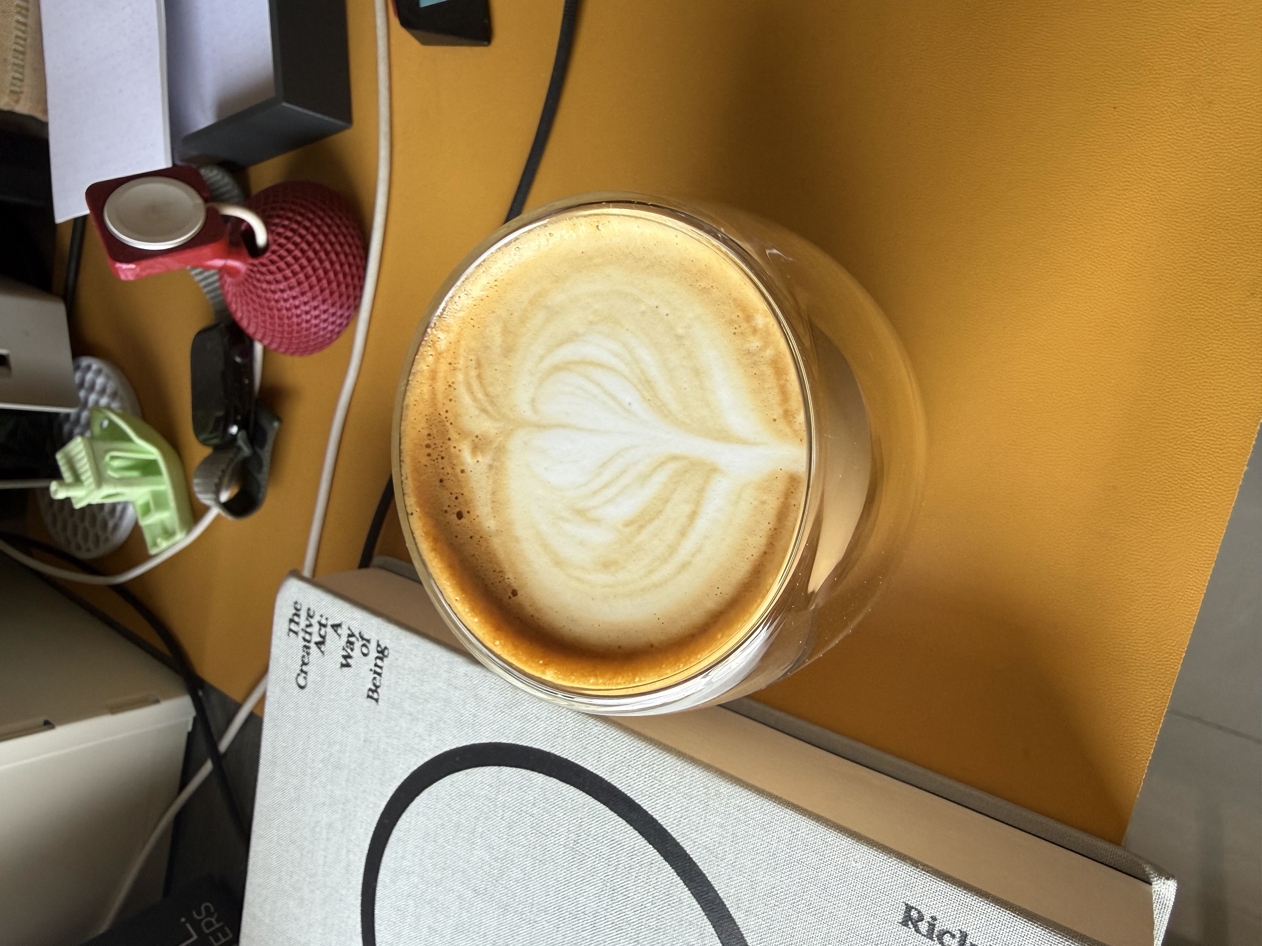 Latte art from October 16, 2025