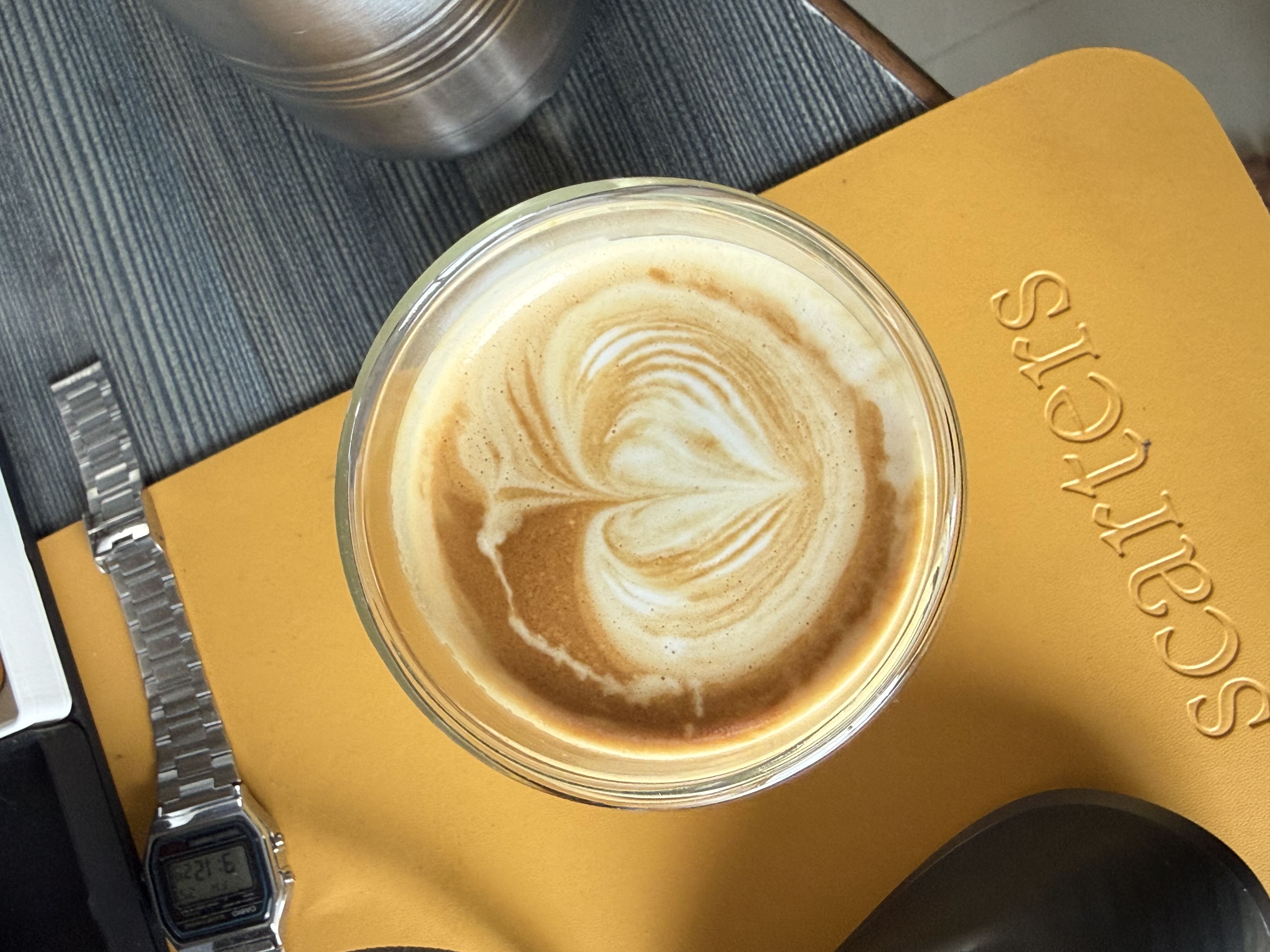 Latte art from October 24, 2025